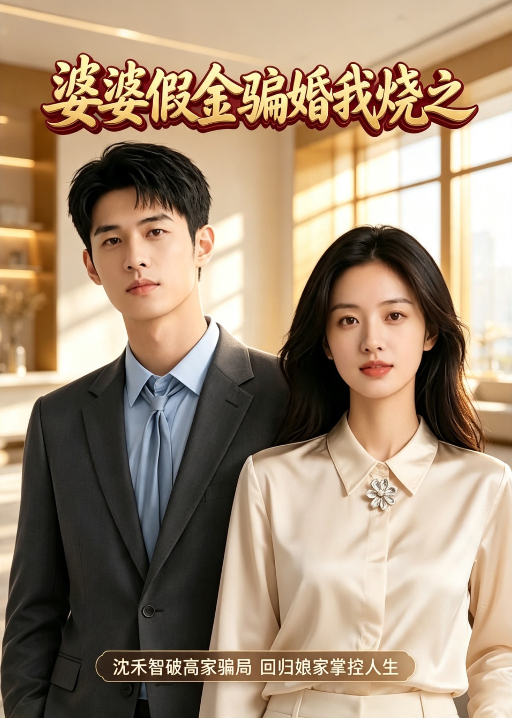 婆婆假金骗婚我烧之封面图