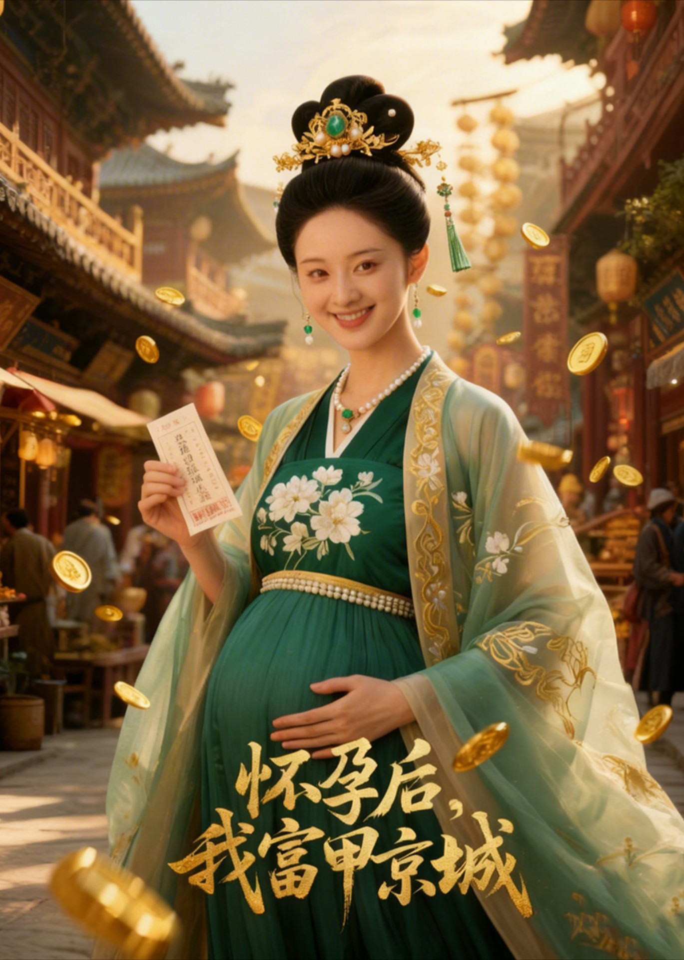 怀孕后，我富甲京城封面图