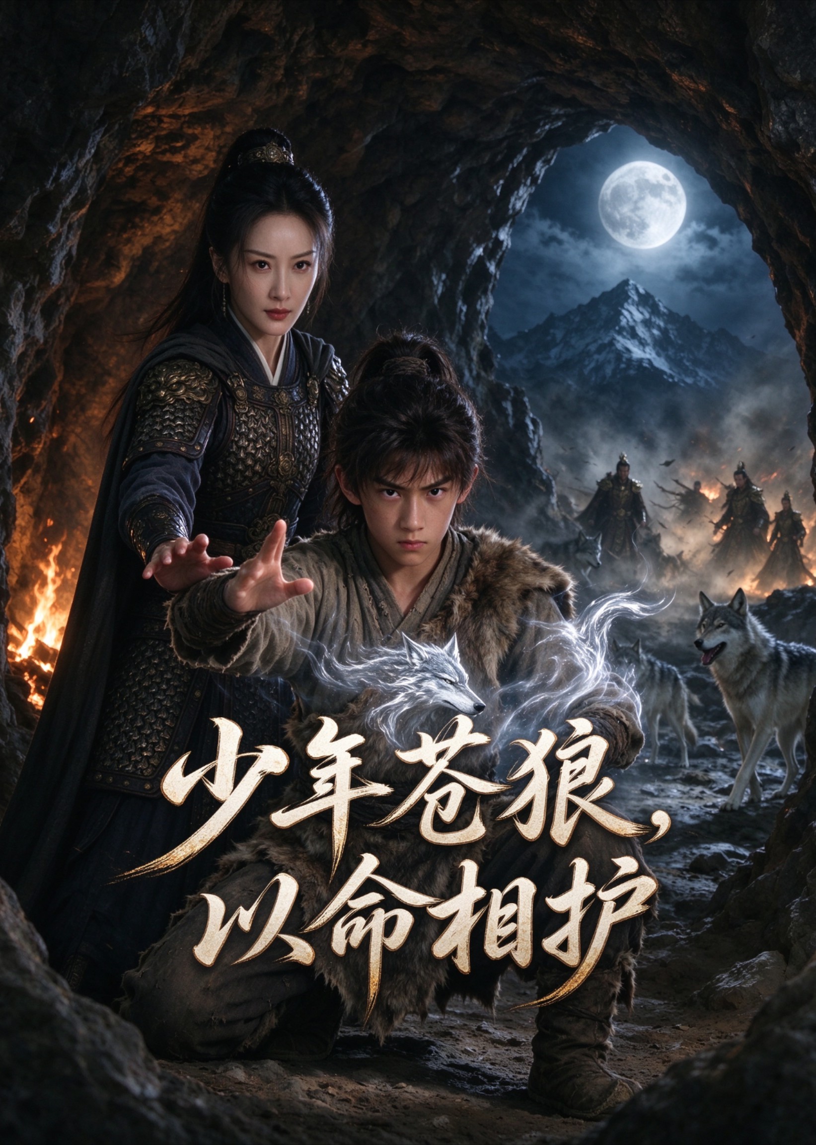少年苍狼，以命相护封面图