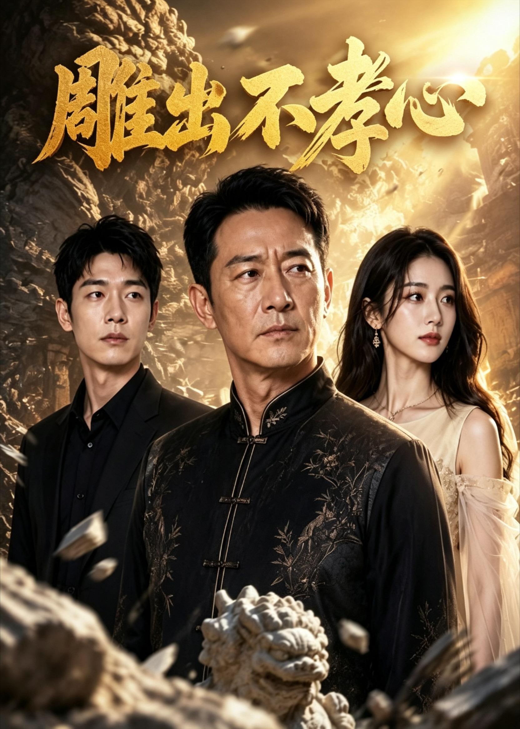 雕出不孝心