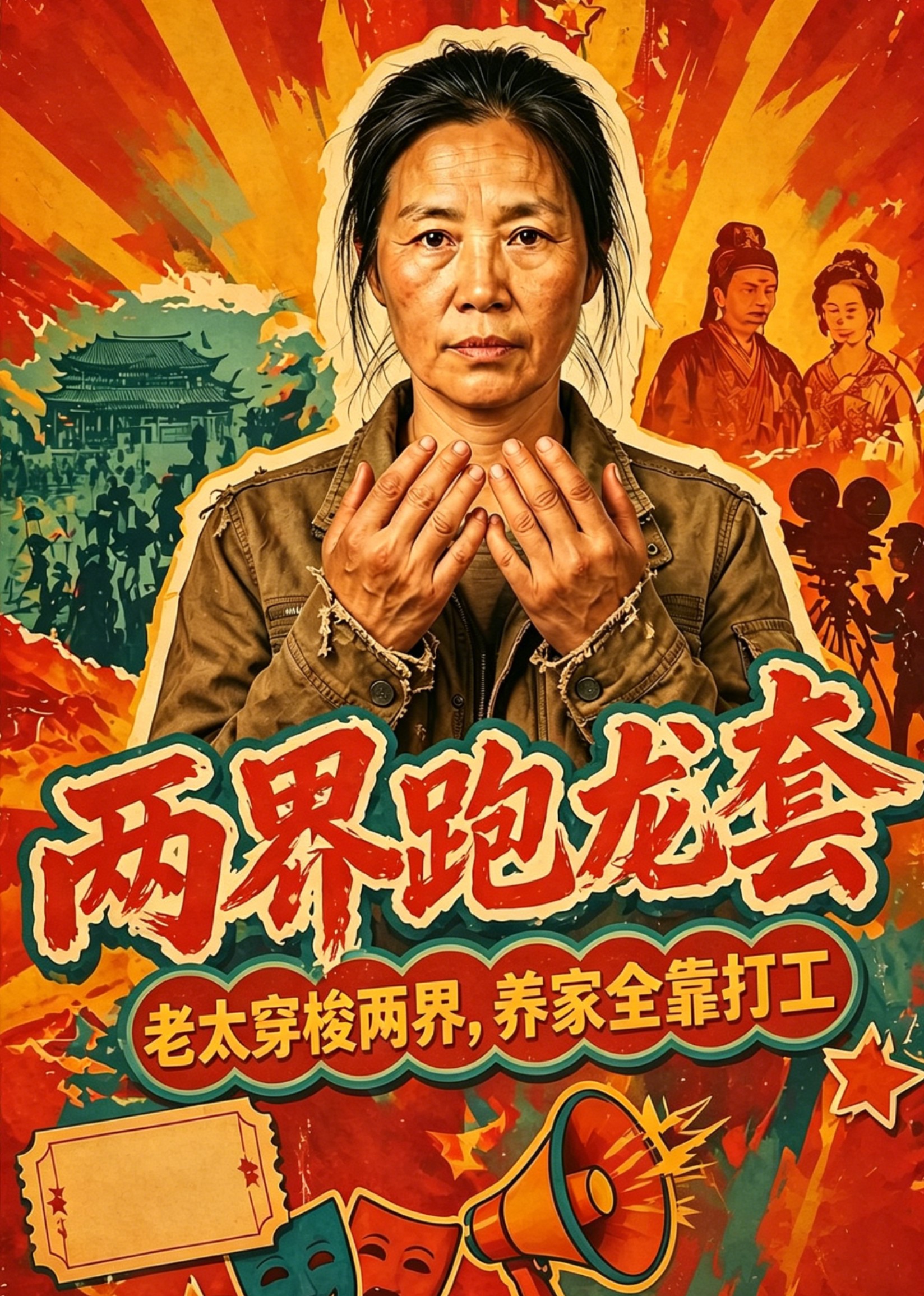 老太穿梭两界，养家全靠打工封面图
