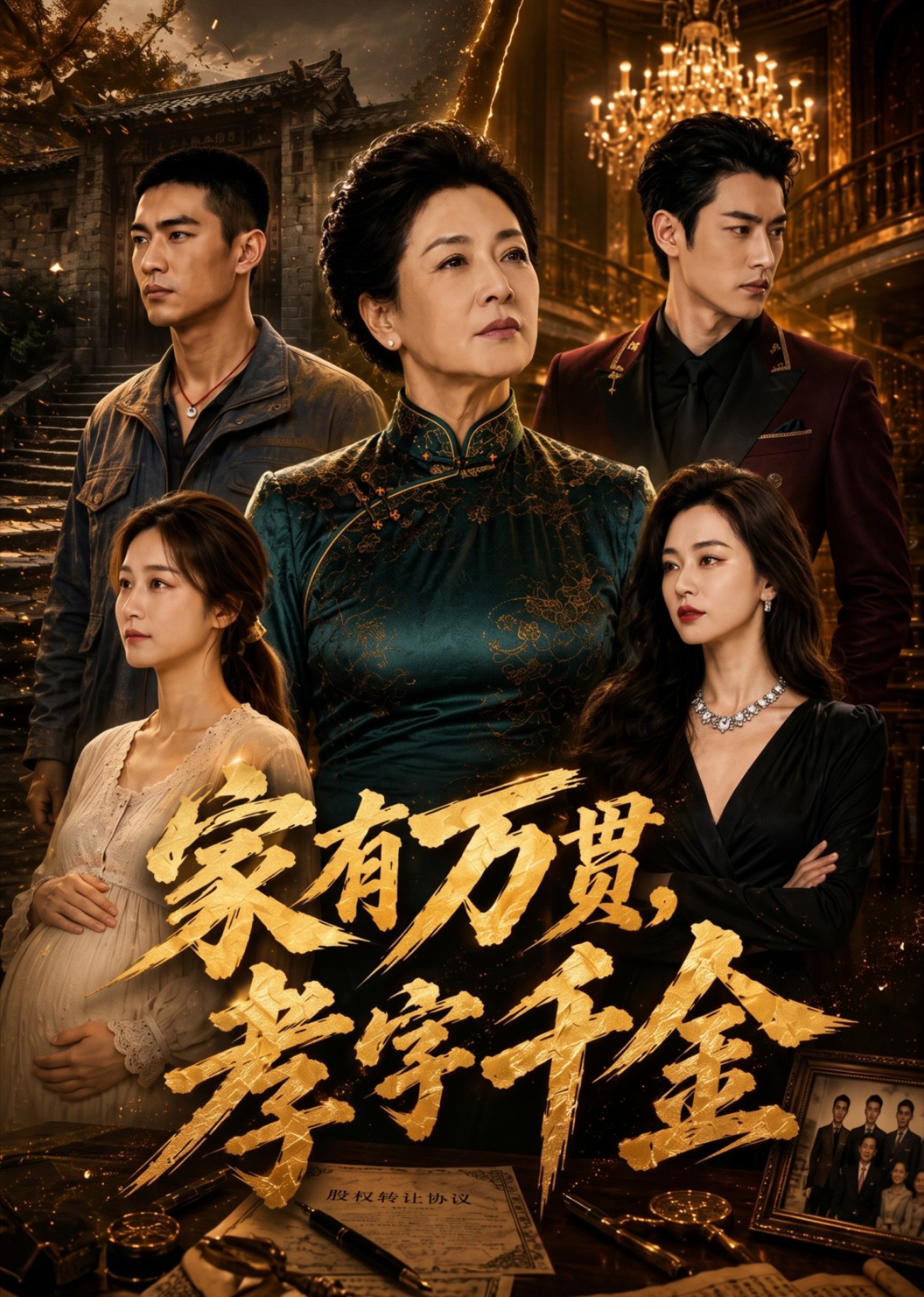 家有万贯，孝字千金封面图