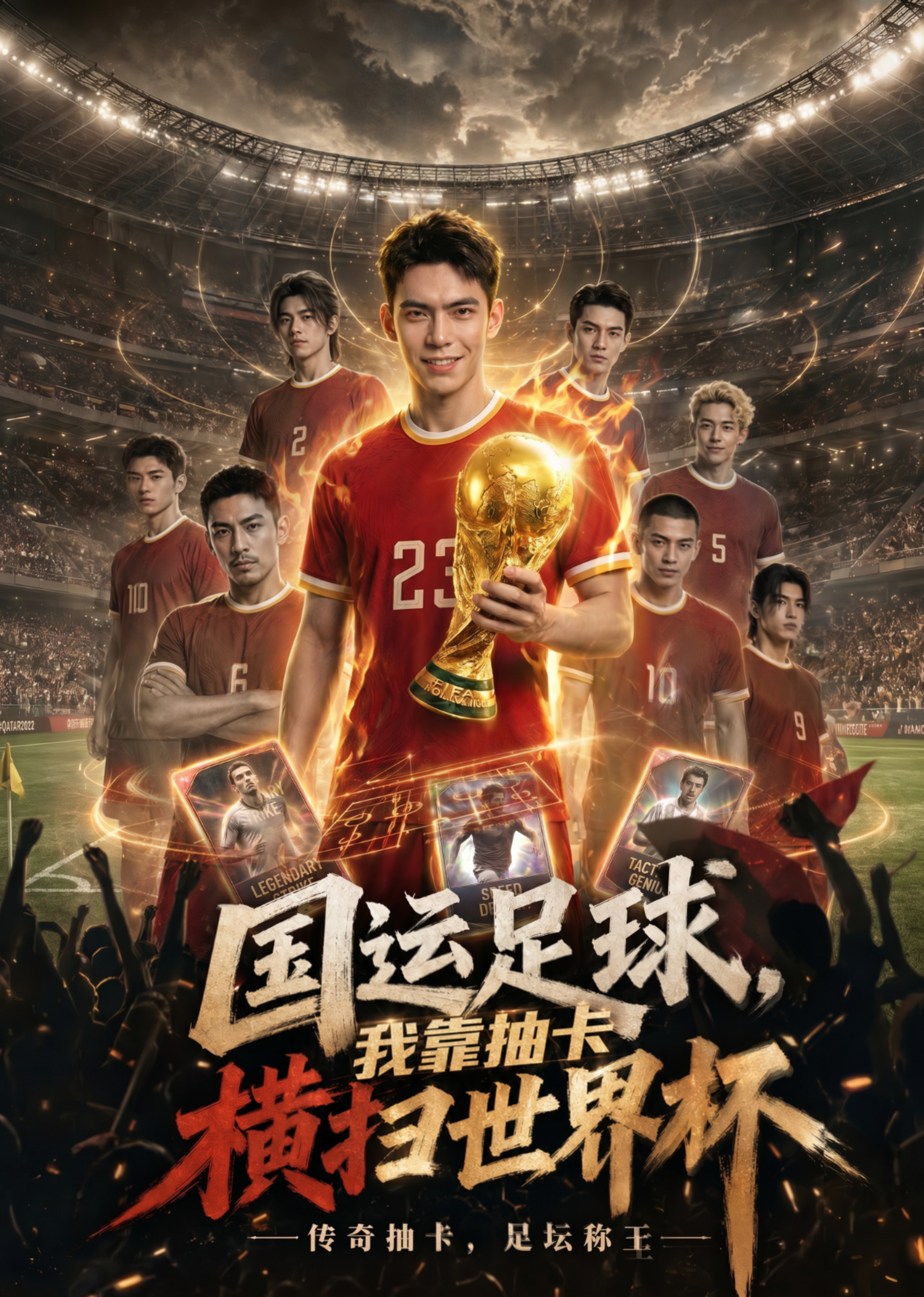 国运足球，我靠抽卡横扫世界杯