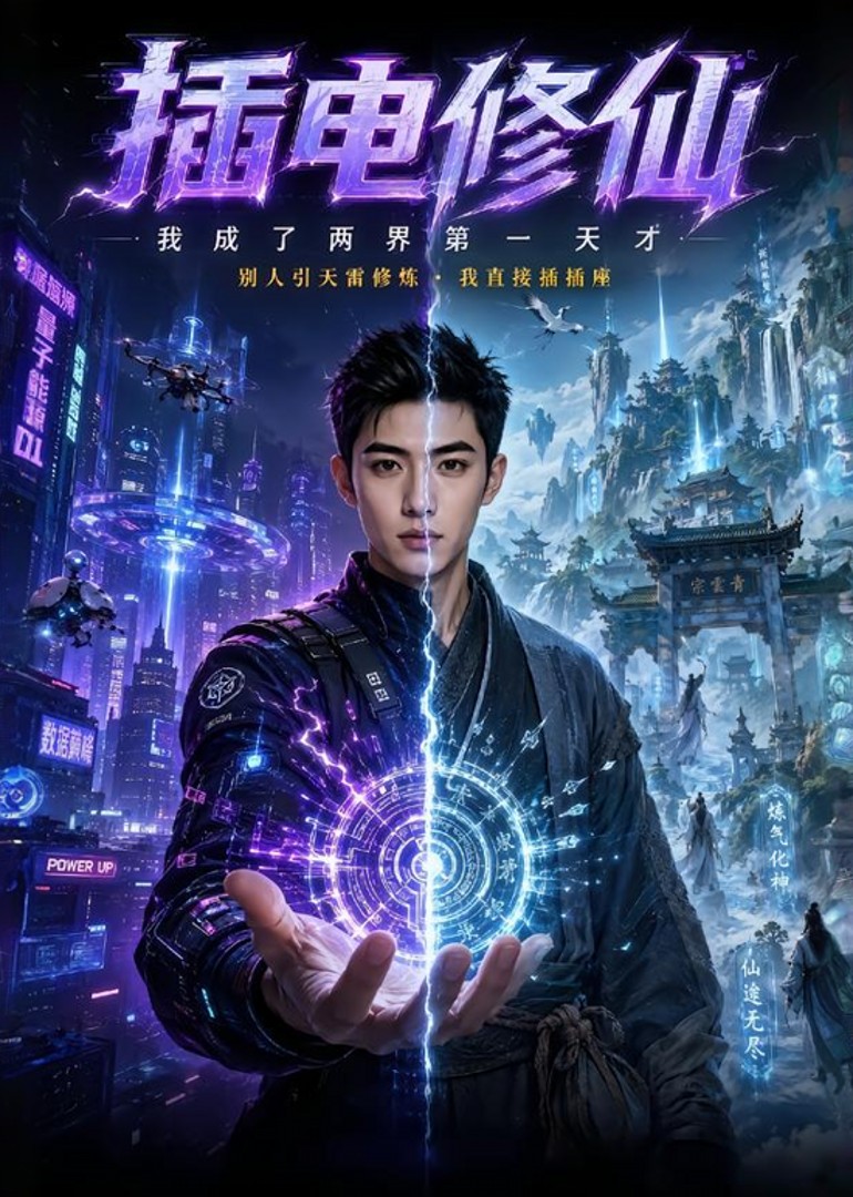 插电修仙，我成了两界第一天才封面图