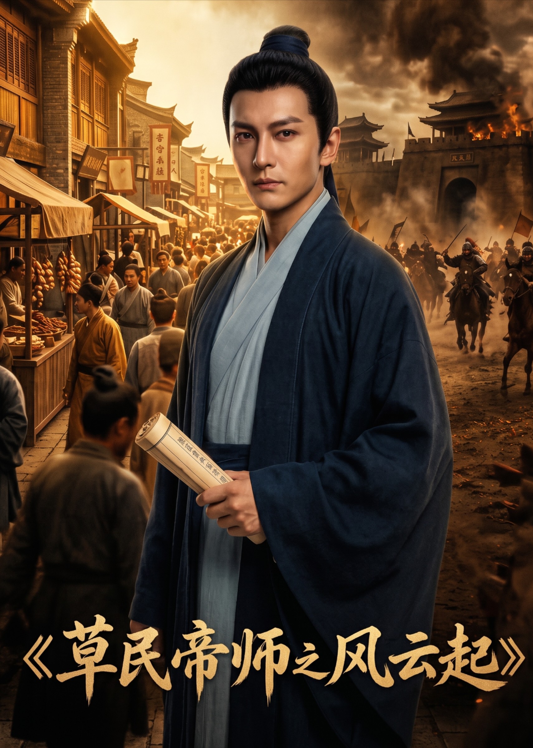 草民帝师之风云起封面图
