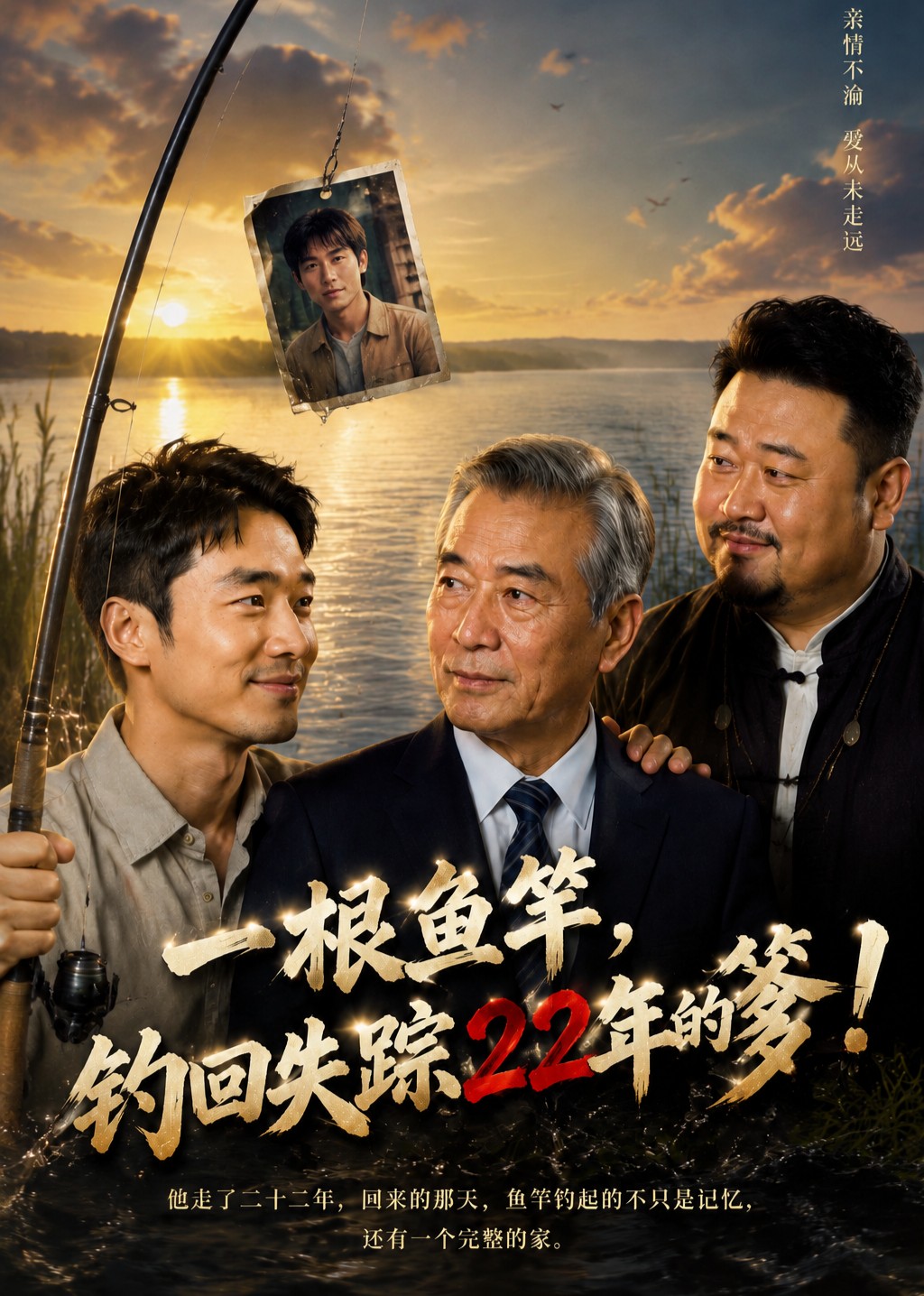 一根鱼竿钓回失踪22年的爹
