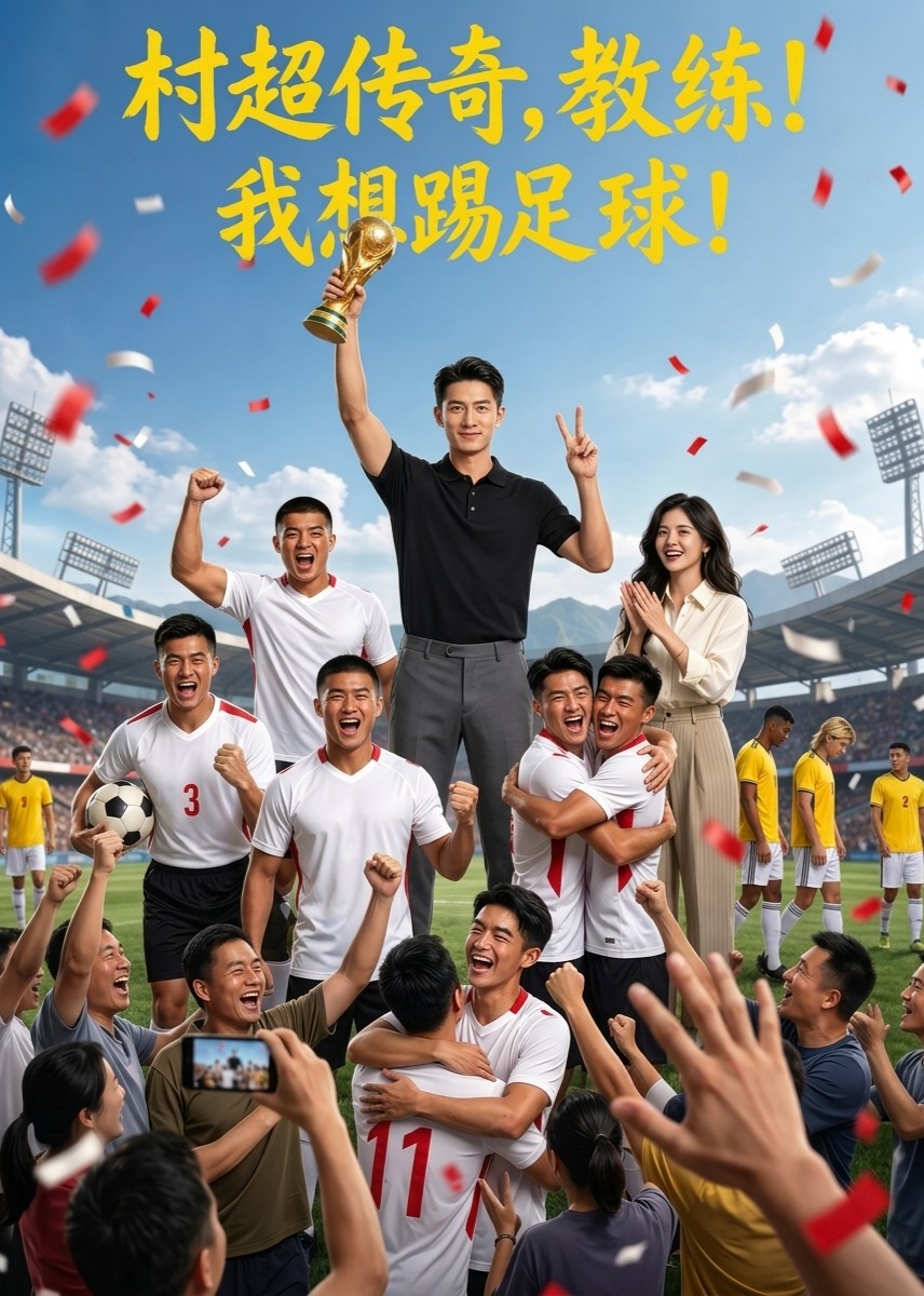 村超传奇，教练！我想踢足球！