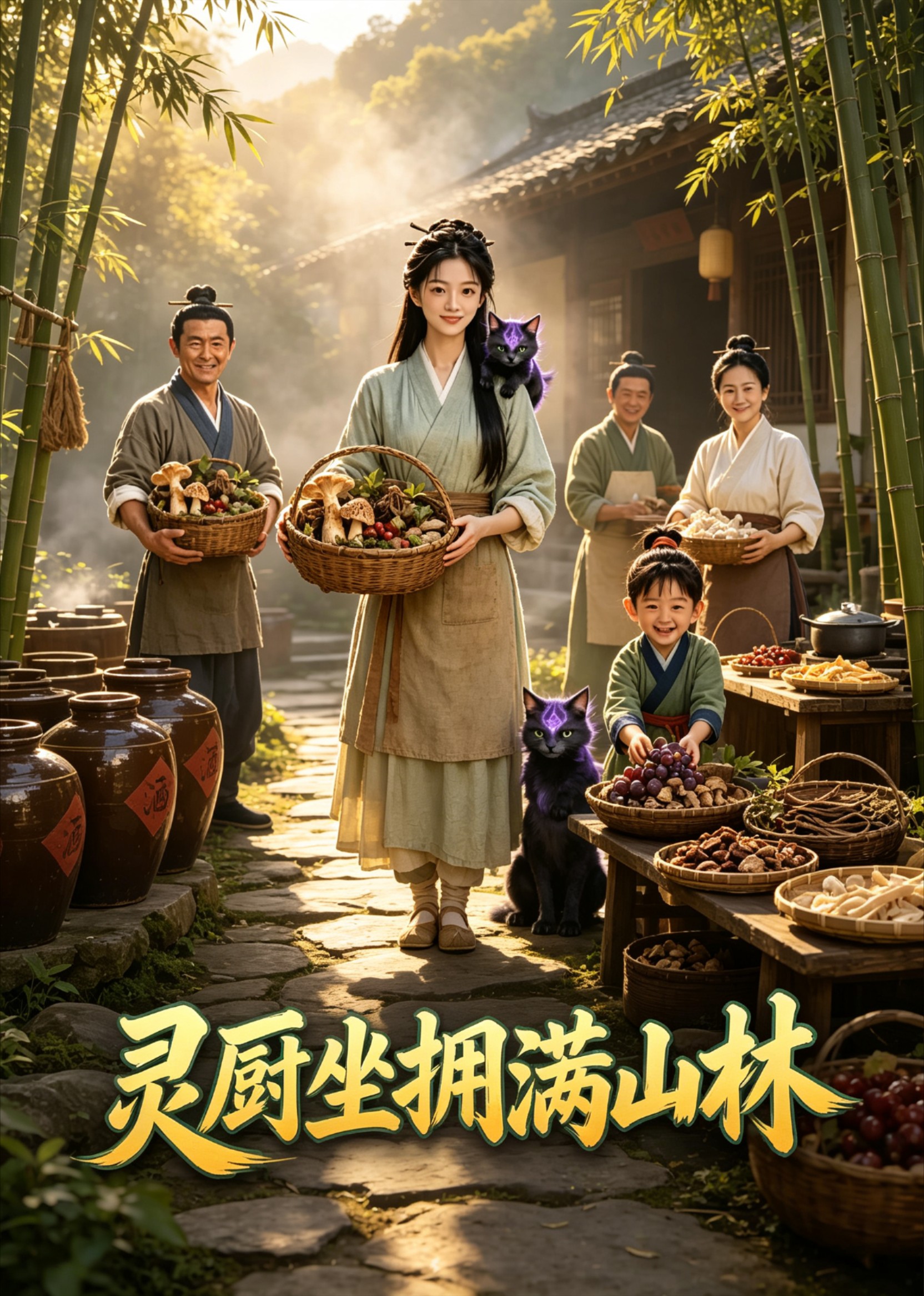 灵厨坐拥满山林