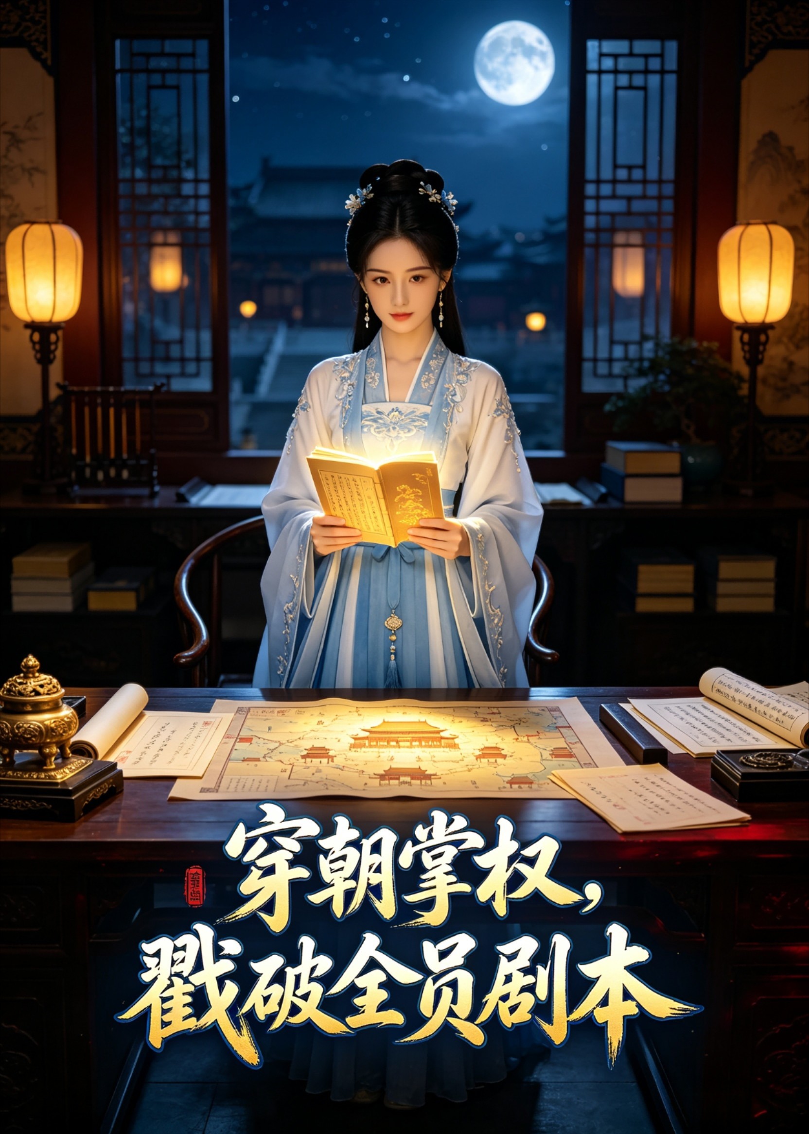 穿朝掌权，戳破全员剧本封面图