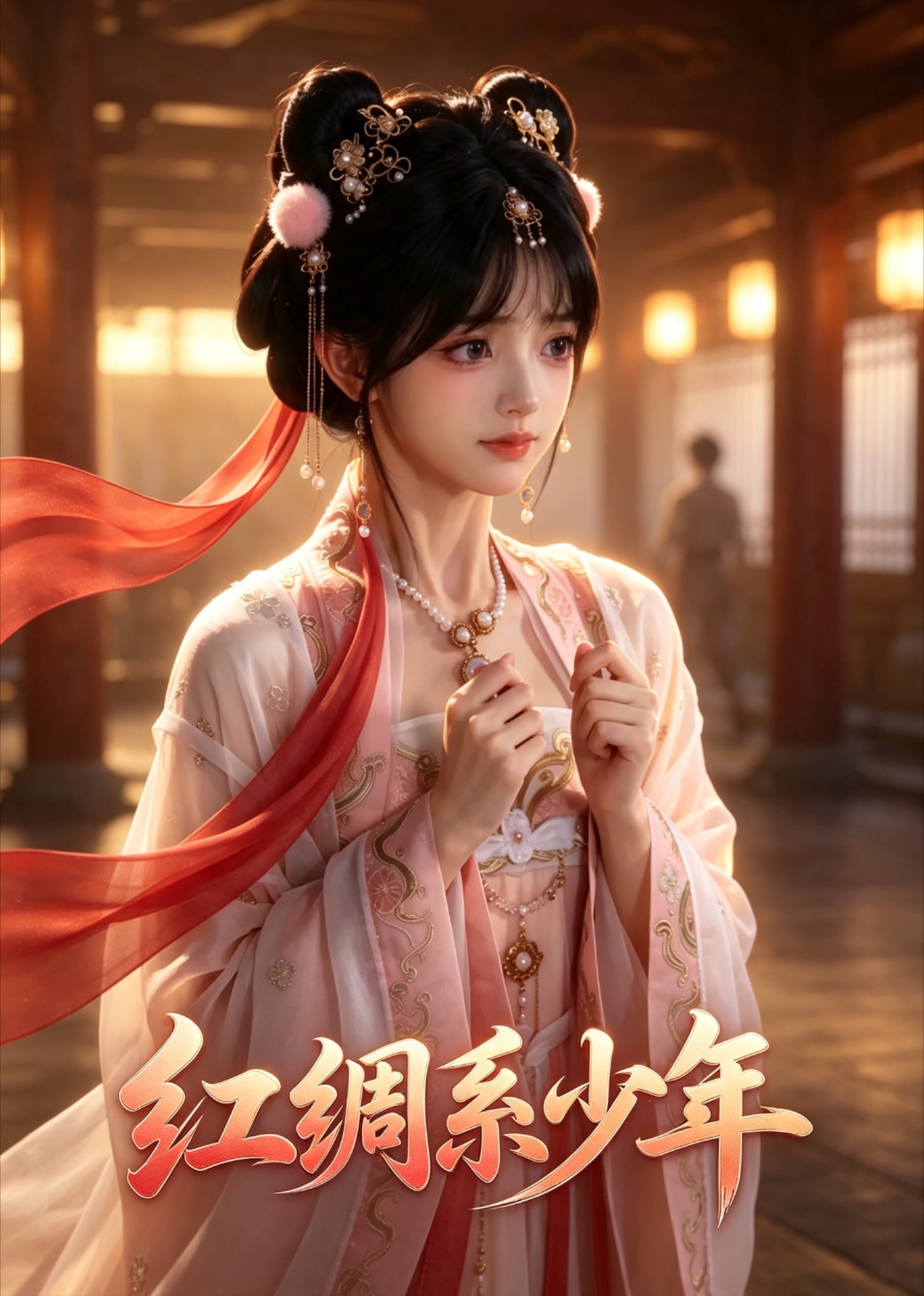 红绸系少年