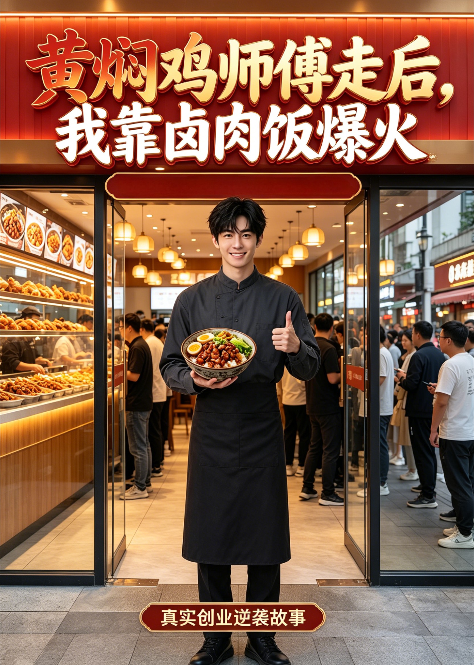 黄焖鸡师傅走后，我靠卤肉饭爆火