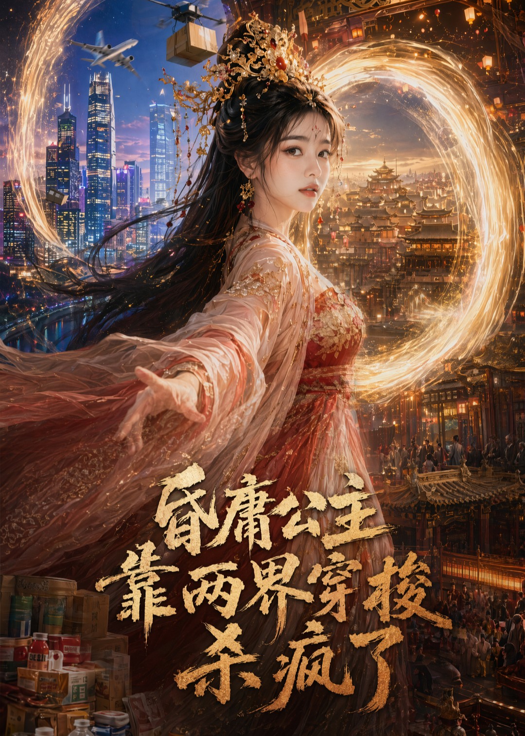 昏庸公主靠两界穿梭杀疯了封面图