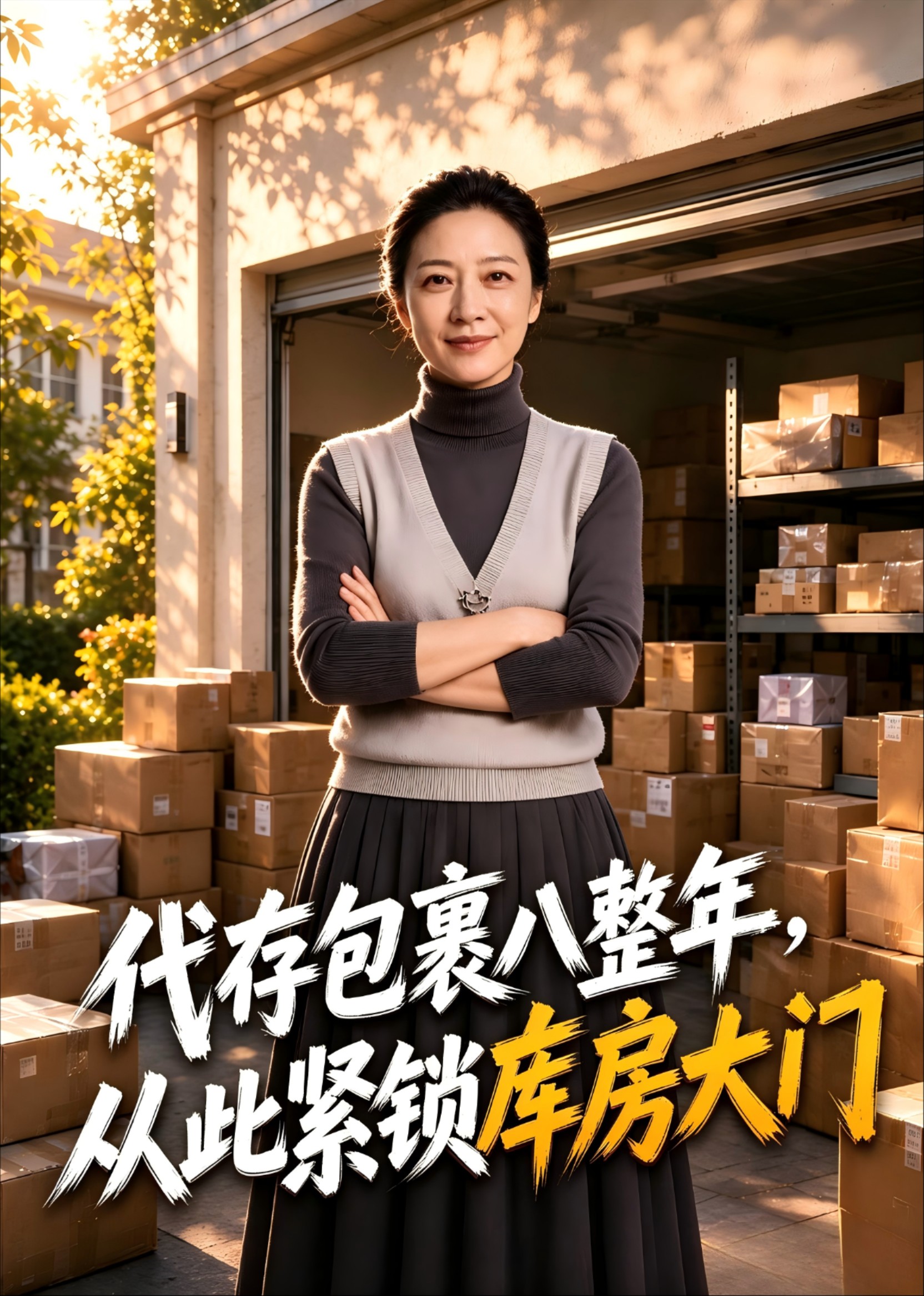 代存包裹八整年，从此紧锁库房大门