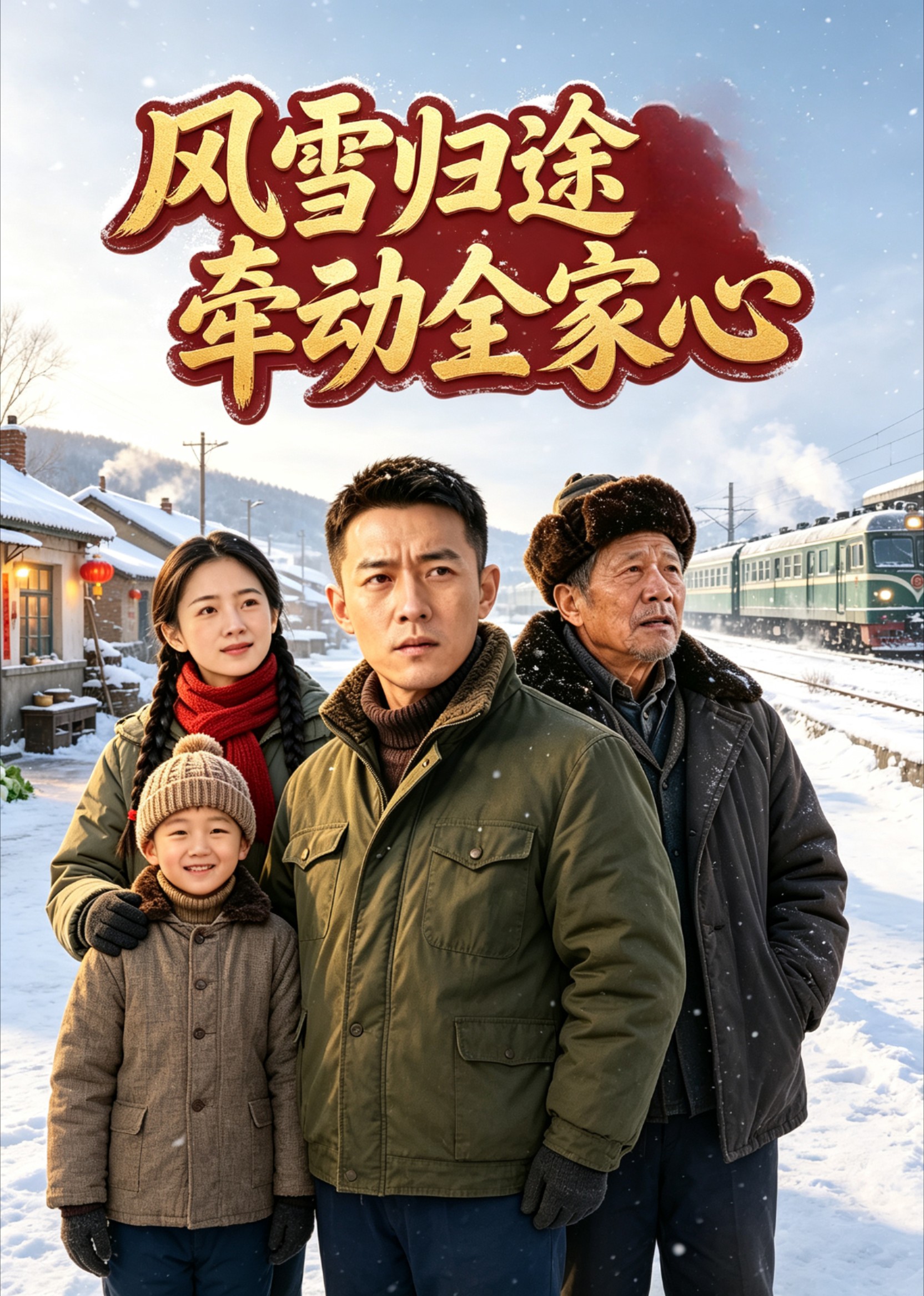 风雪归途牵动全家心封面图