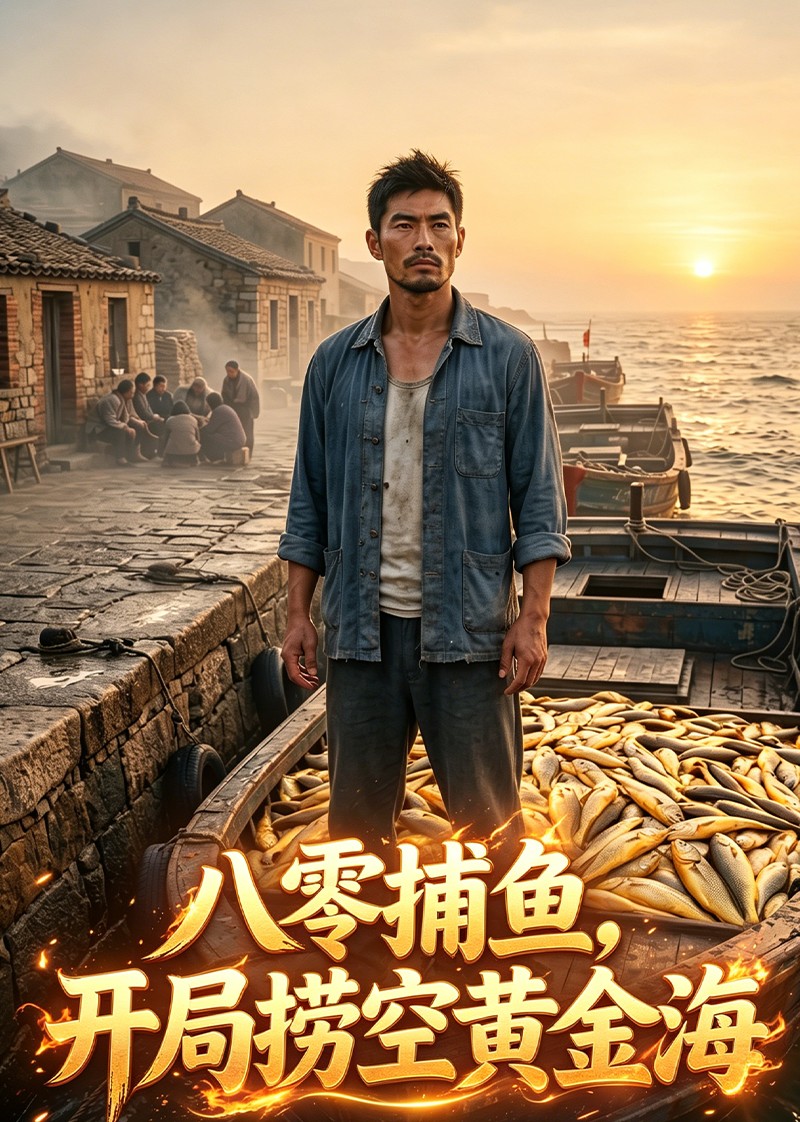 八零捕鱼：开局捞空黄金海封面图