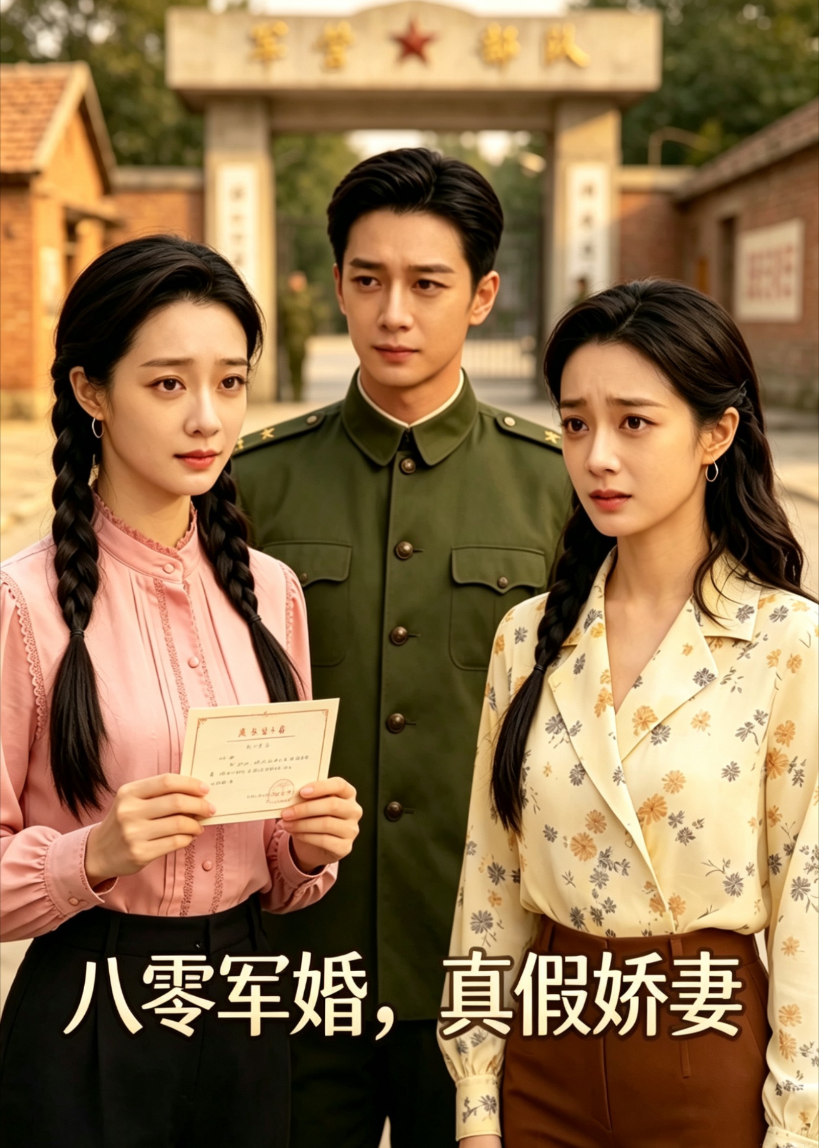 八零军婚，真假娇妻封面图