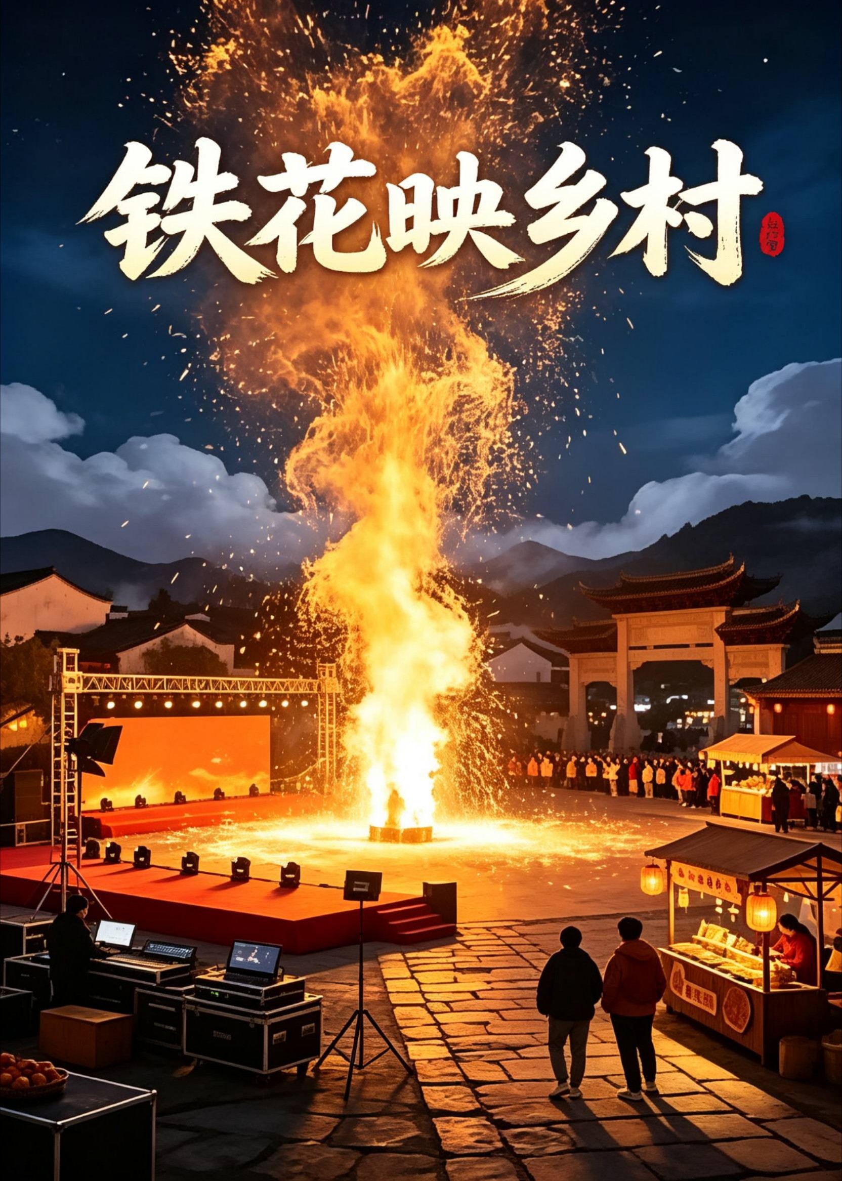 铁花映乡村封面图