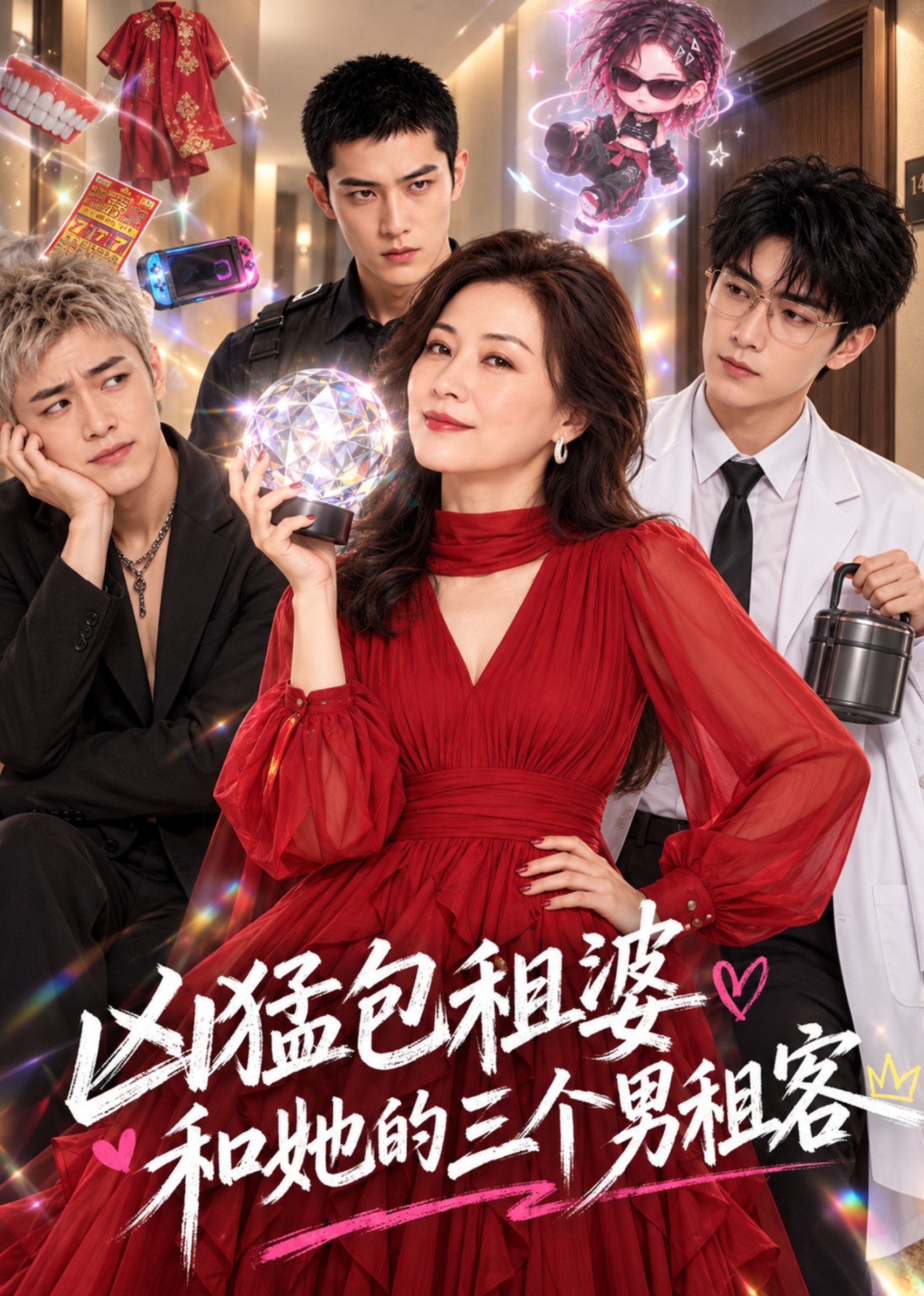 凶猛包租婆和她的三个男租客封面图