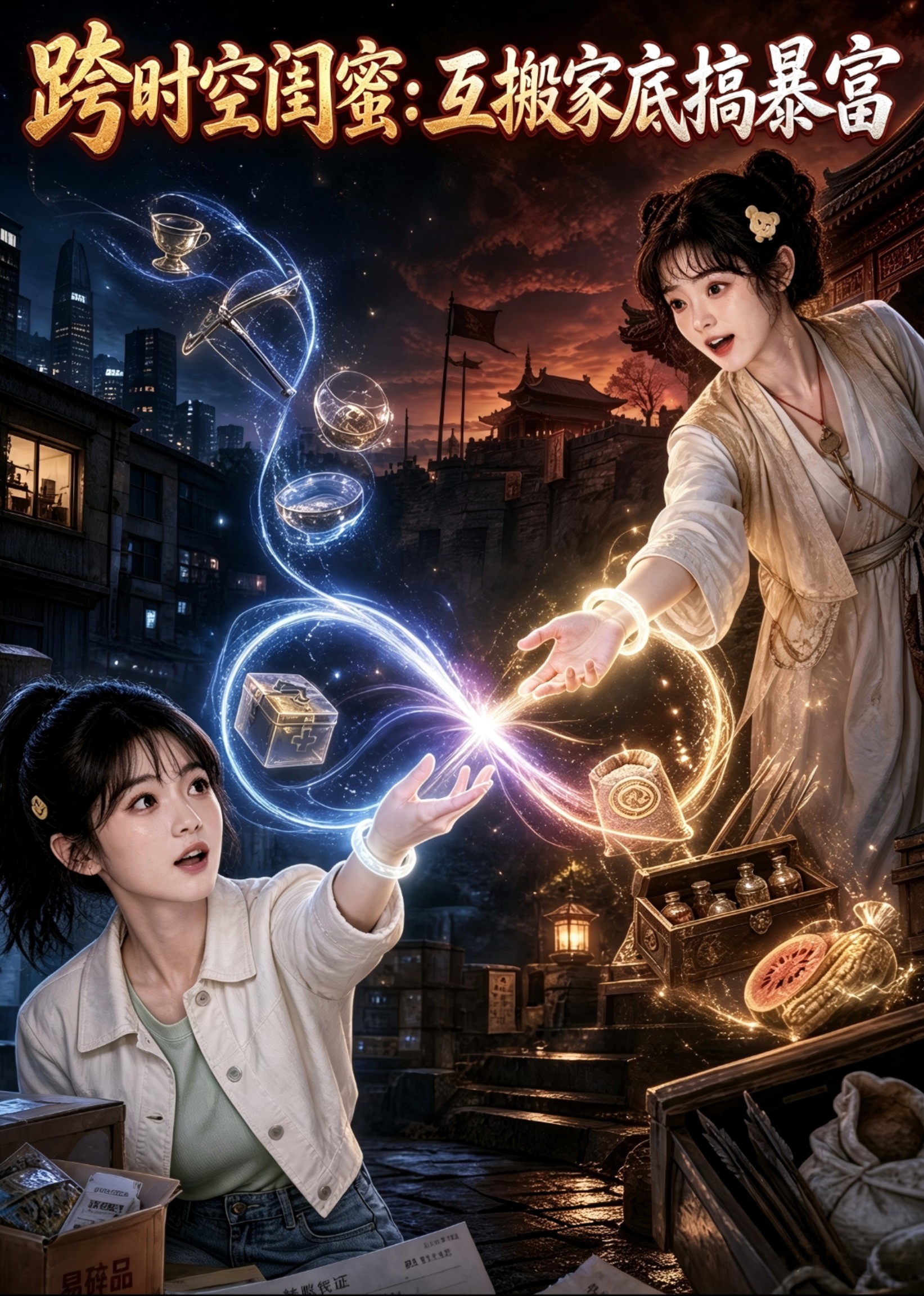 跨时空闺蜜：互搬家底搞暴富封面图