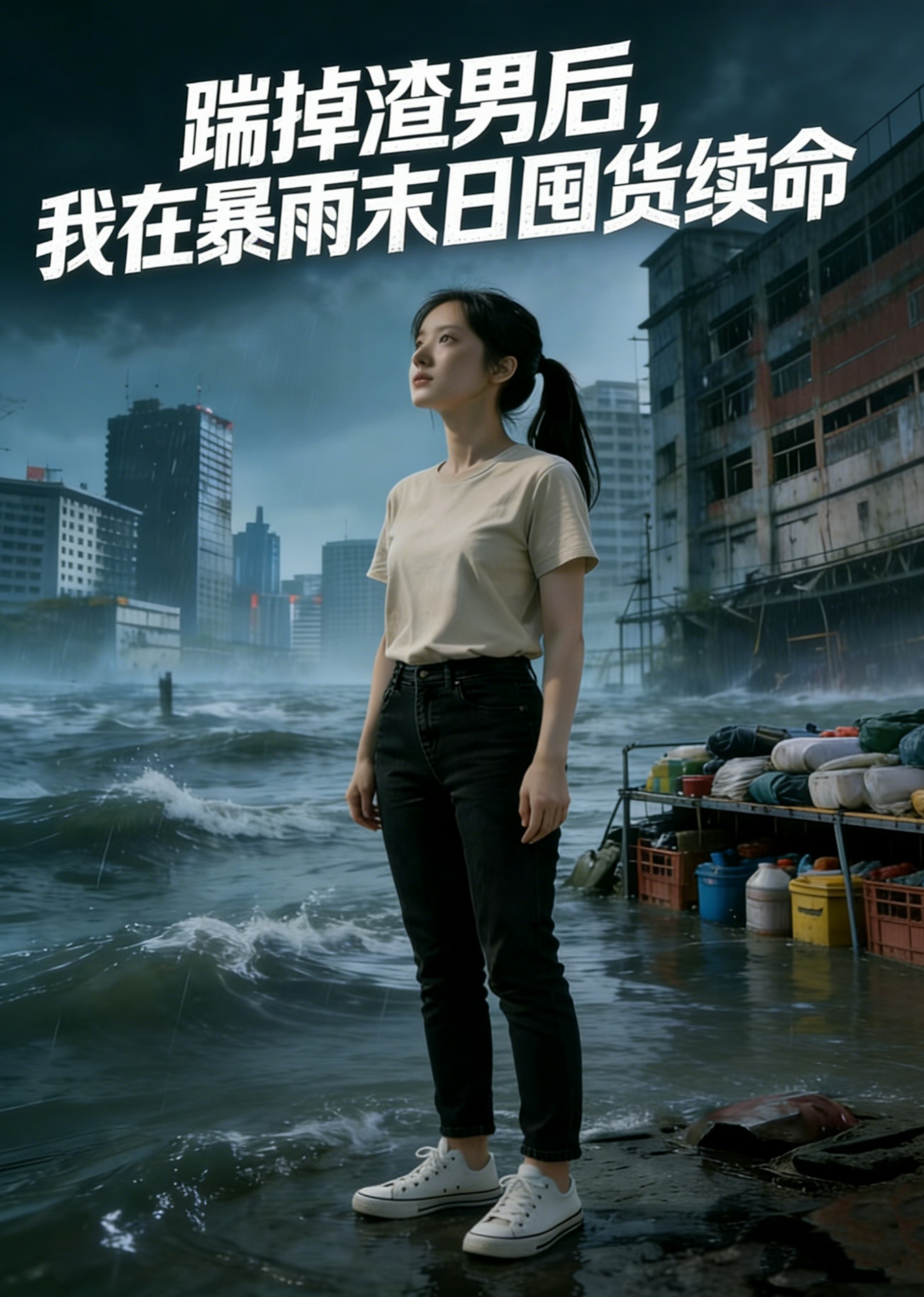 踹掉渣男后，我在暴雨末日囤货续命封面图