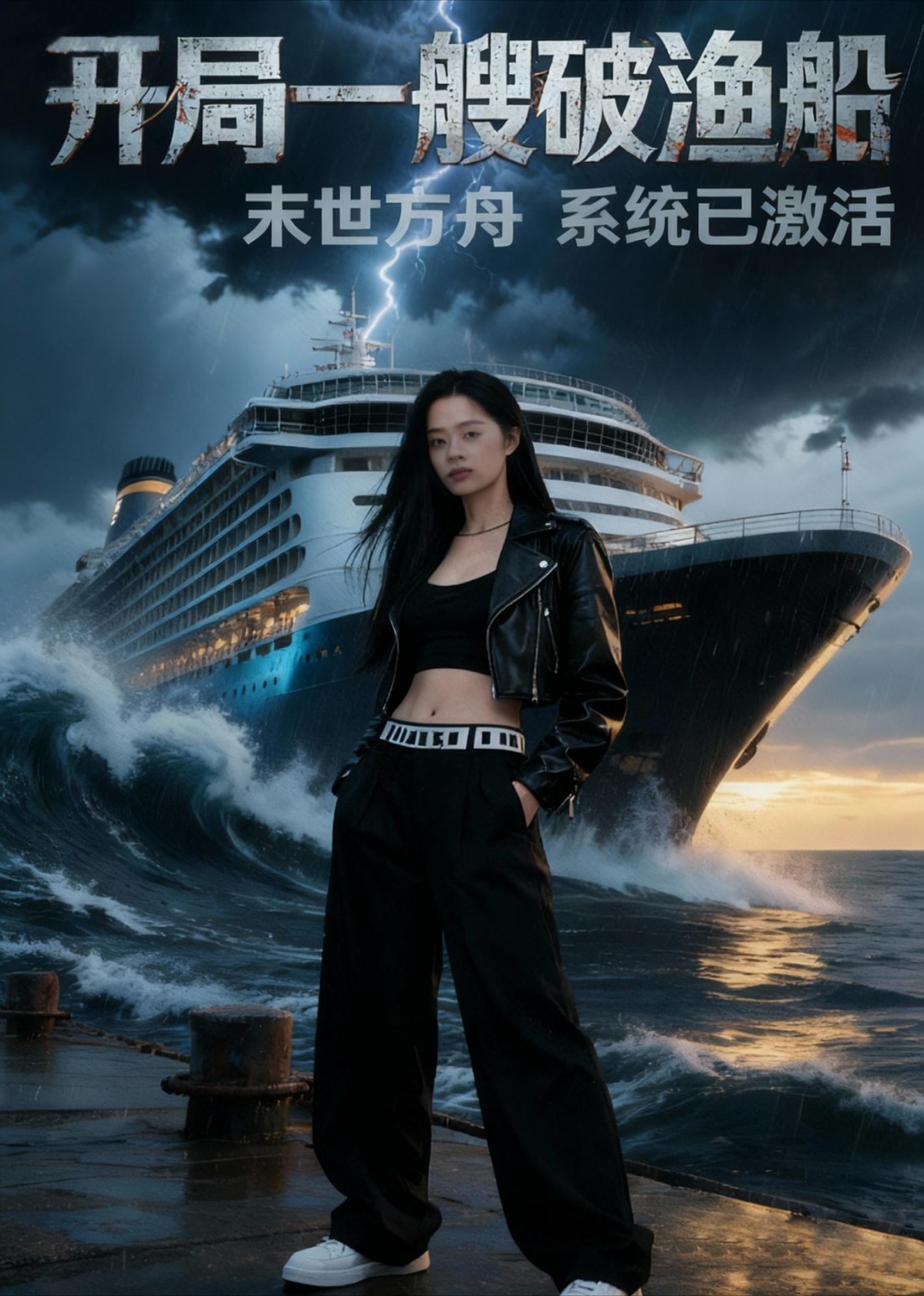 开局一艘破渔船，末世方舟系统已激活封面图