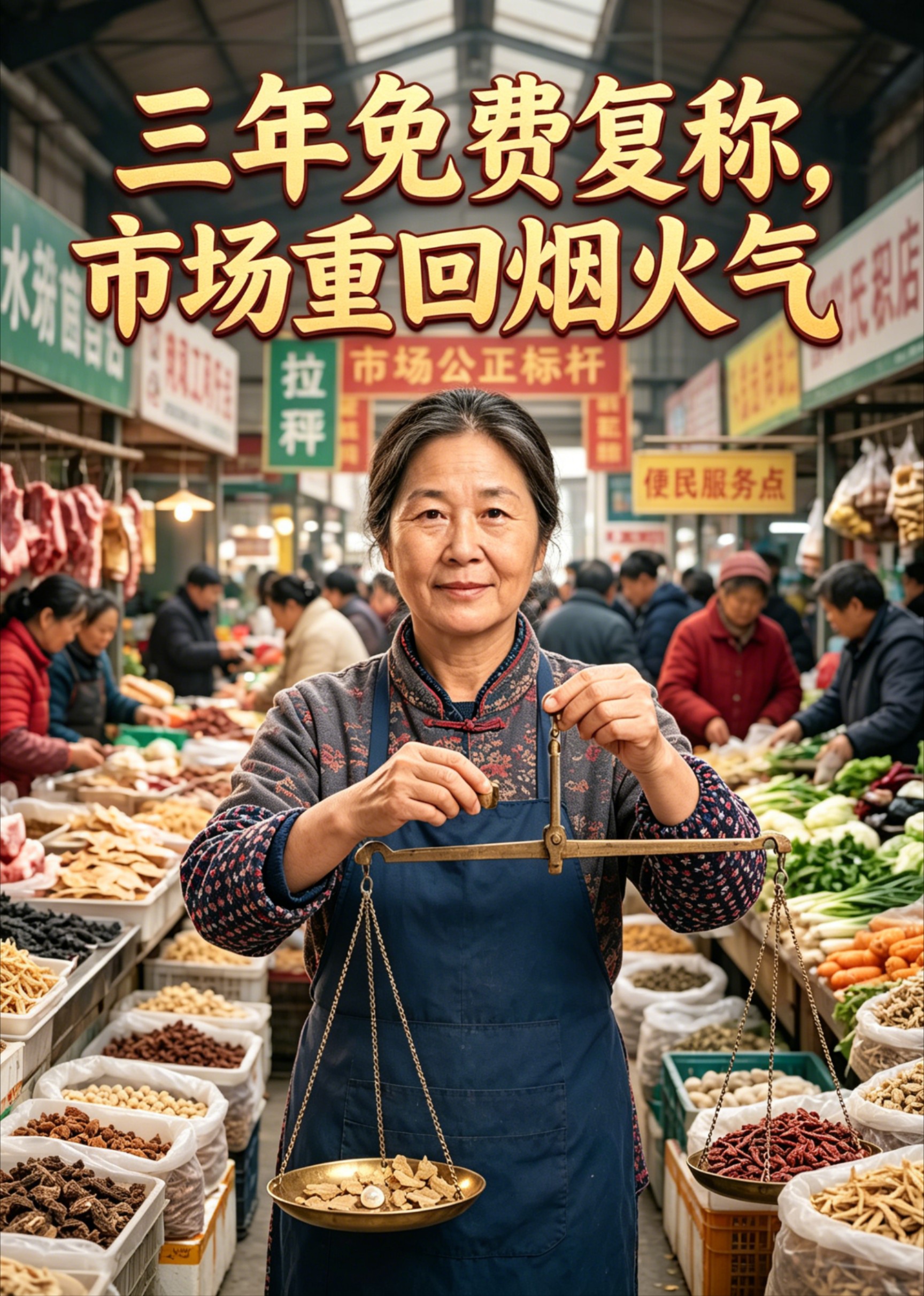 三年免费复称，市场重回烟火气