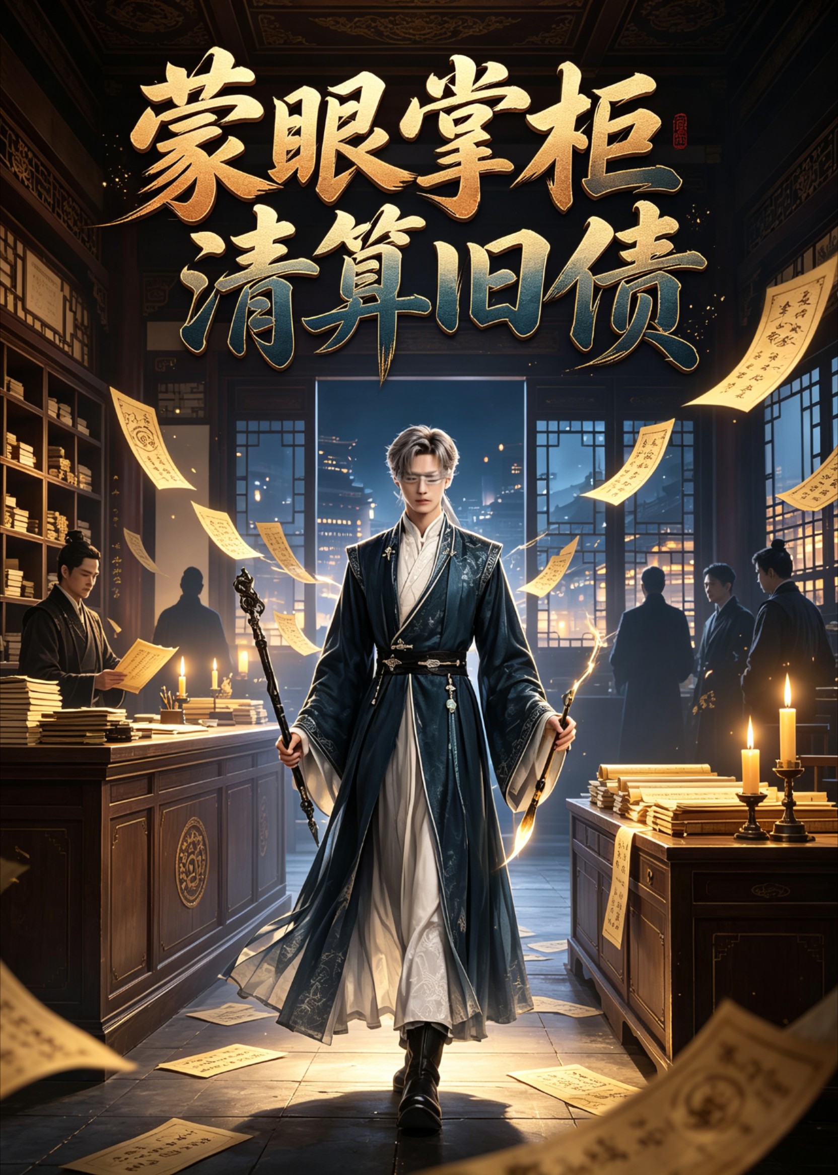 蒙眼掌柜清算旧债