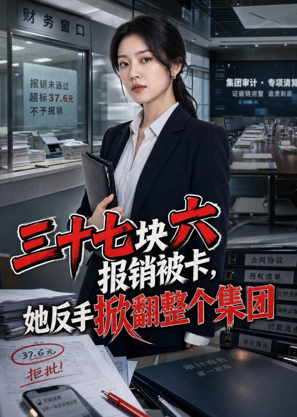 三十七块六报销被卡，她反手掀翻整个集团