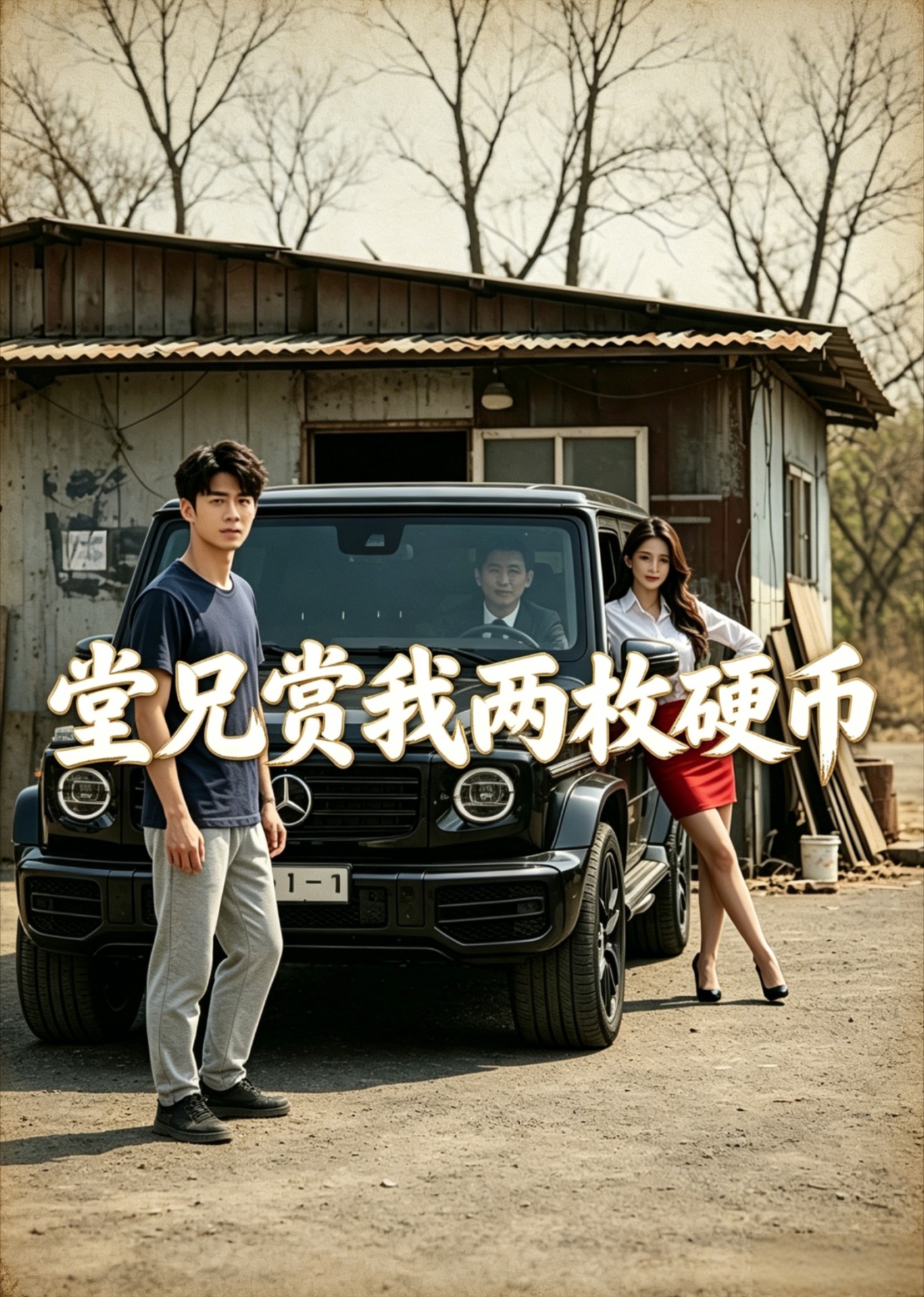 堂兄赏我两枚硬币