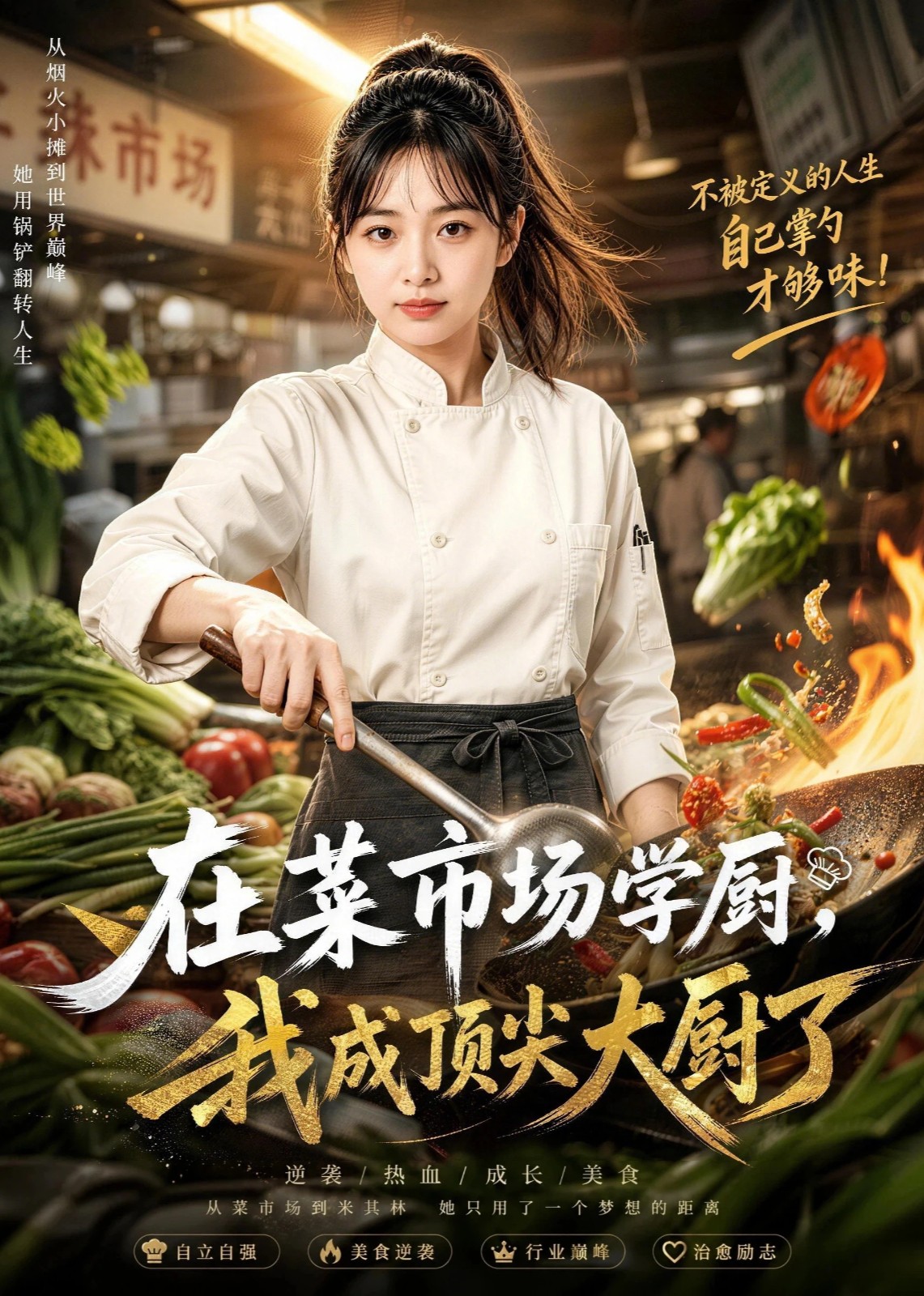 在菜市场学厨，我成顶尖大厨了