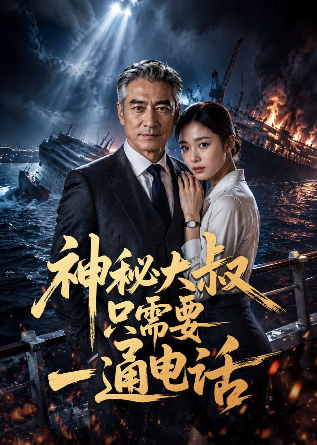 神秘大叔只需要一通电话