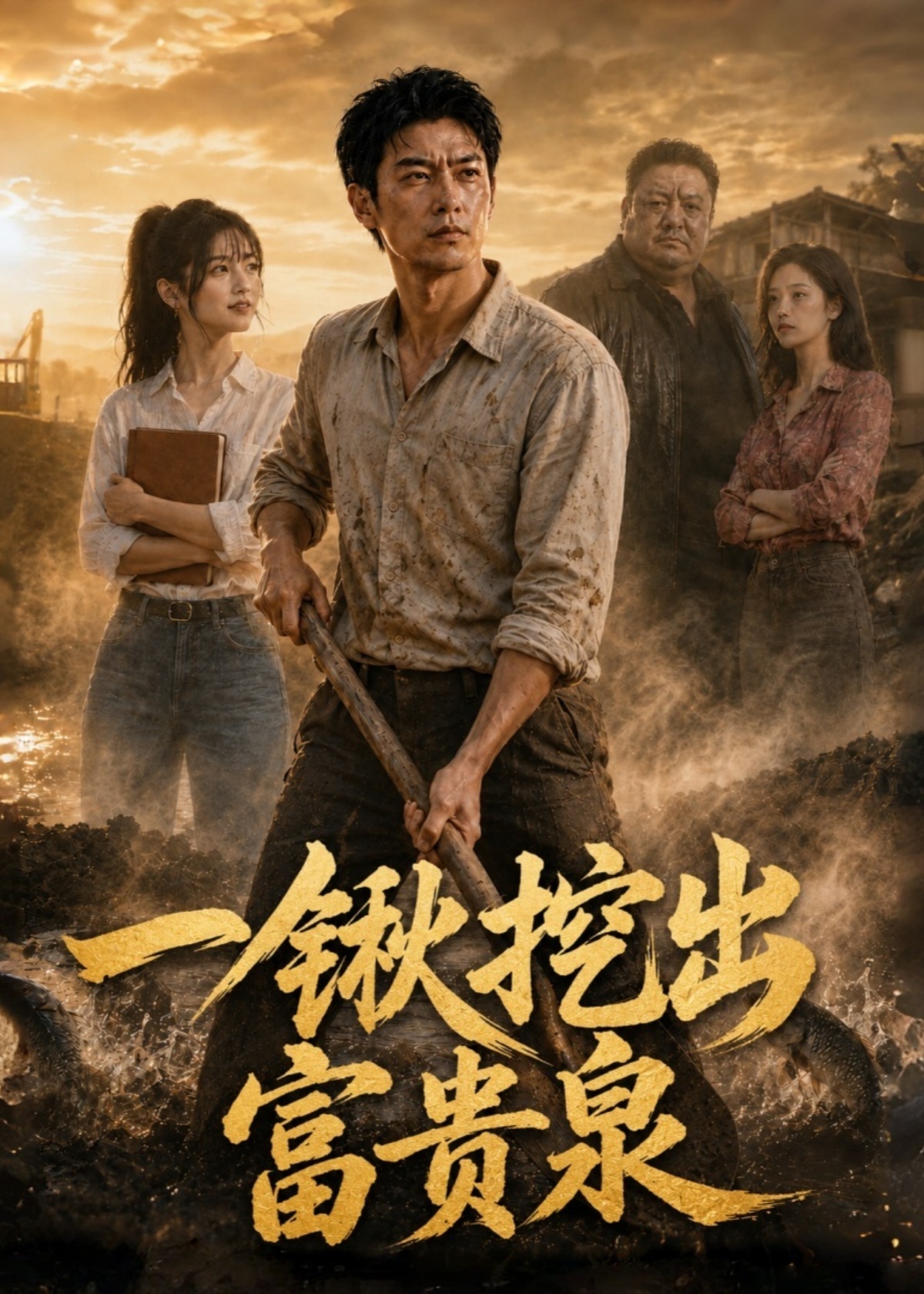 一锹挖出富贵泉