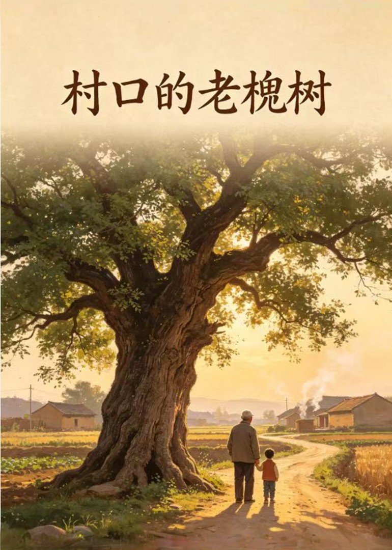 村口的老槐树封面图
