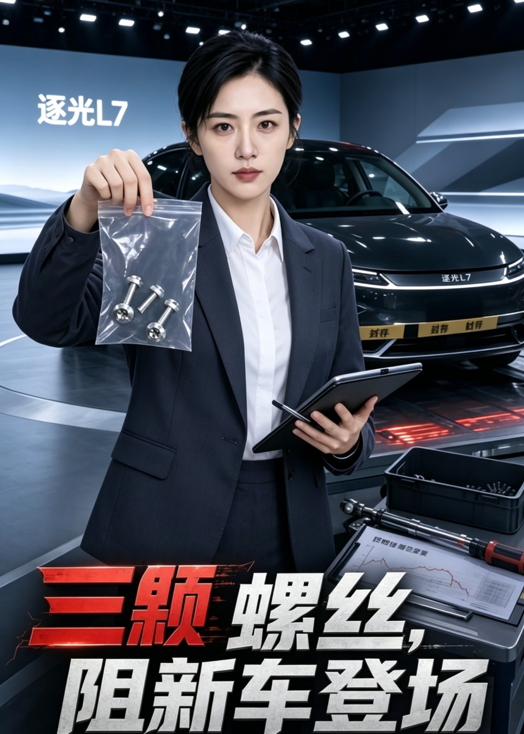 三颗螺丝，阻新车登场