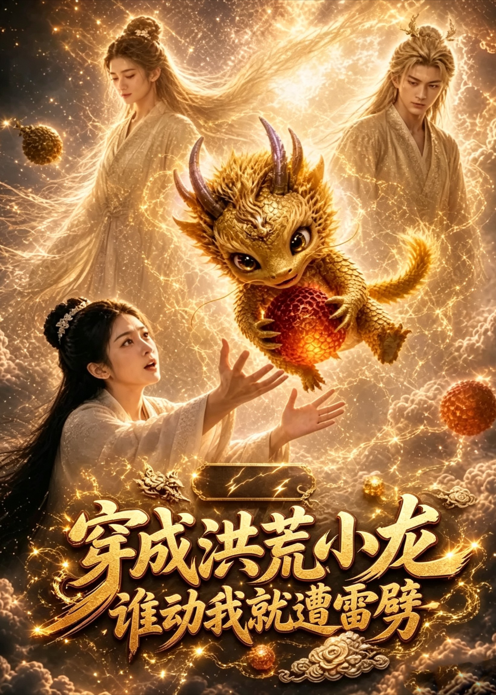 穿成洪荒小龙，谁动我就遭雷劈