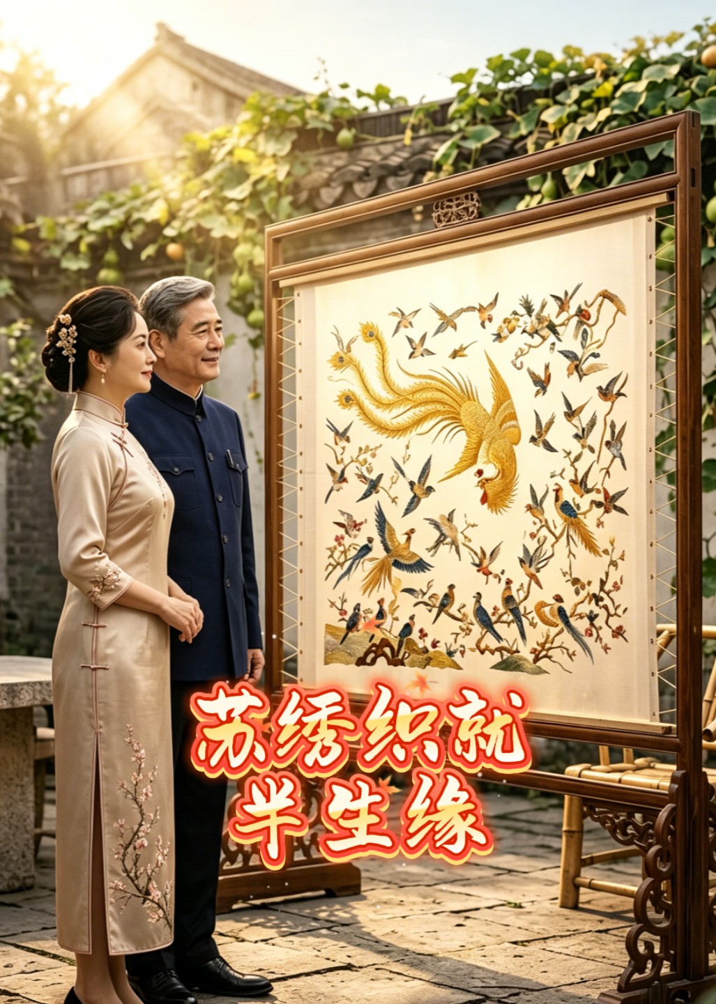 苏绣织就半生缘