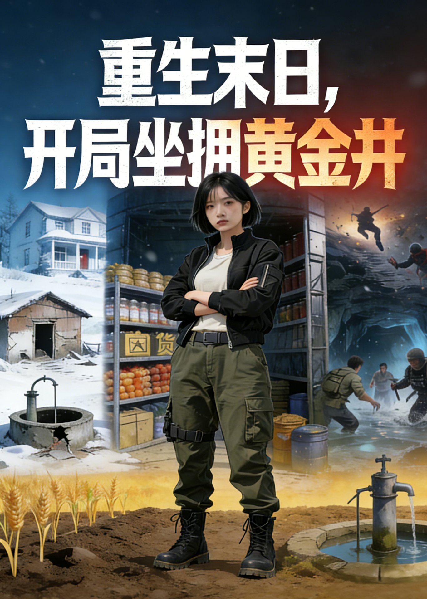 重生末日，开局坐拥黄金井