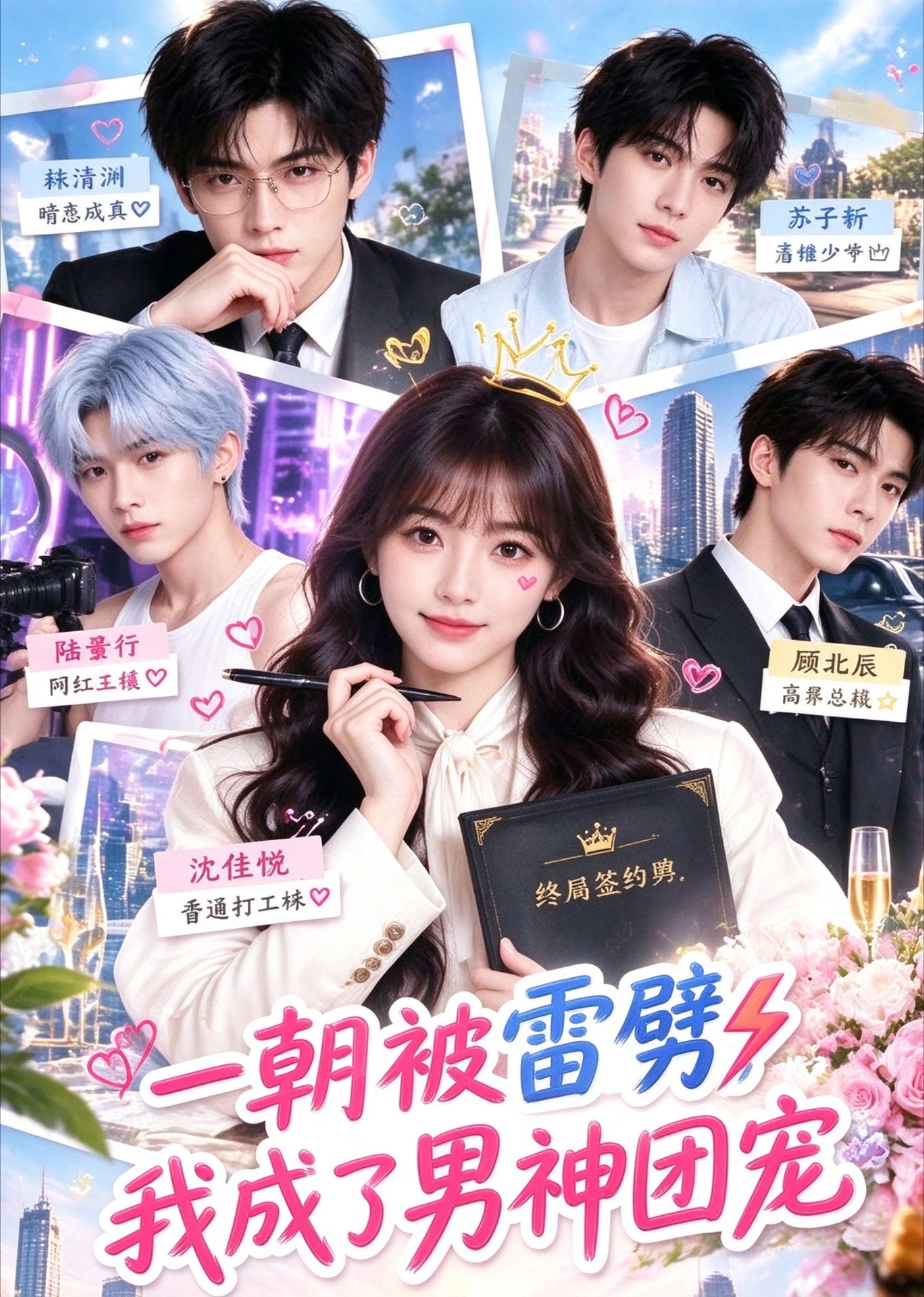 一朝被雷劈，我成了男神团宠封面图