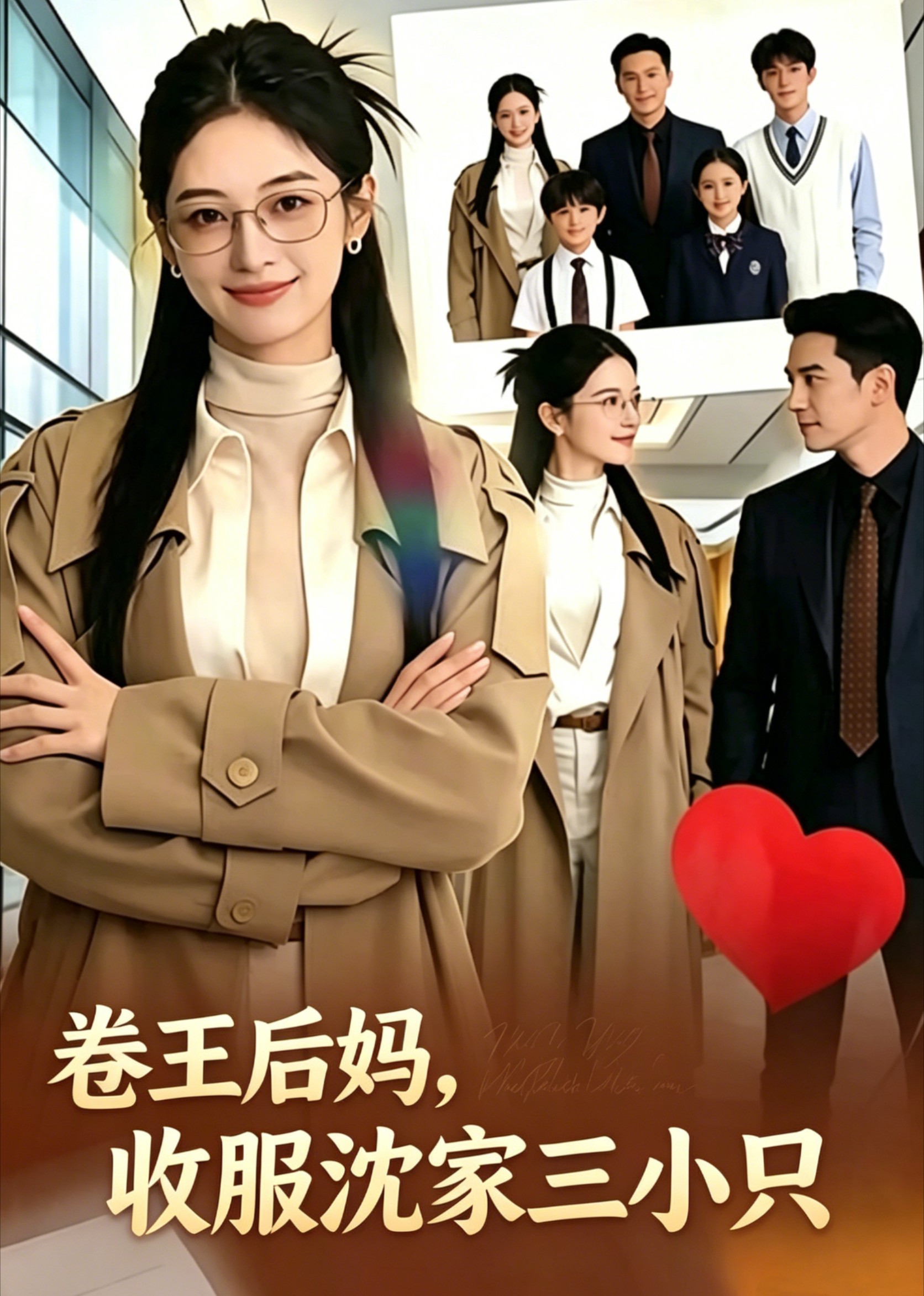 《卷王后妈，收服沈家三小只》
