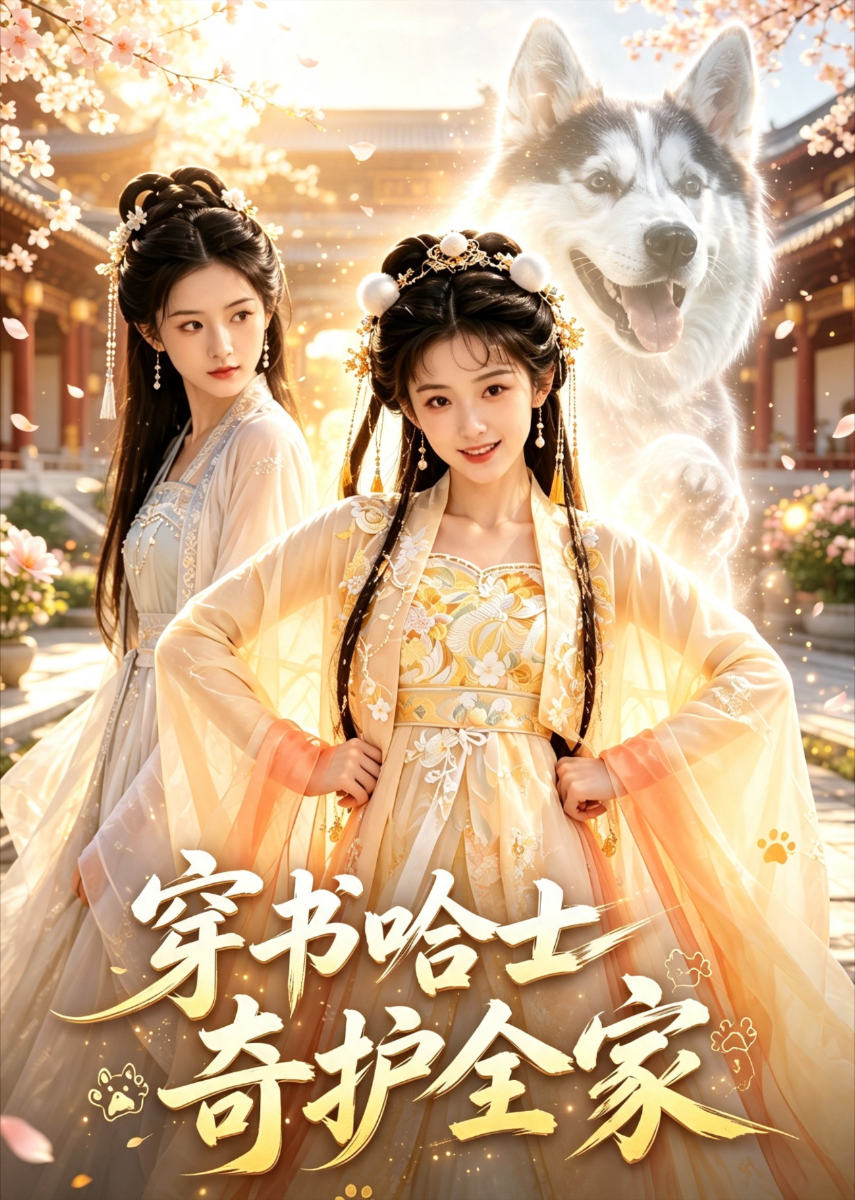 穿书哈士奇护全家封面图
