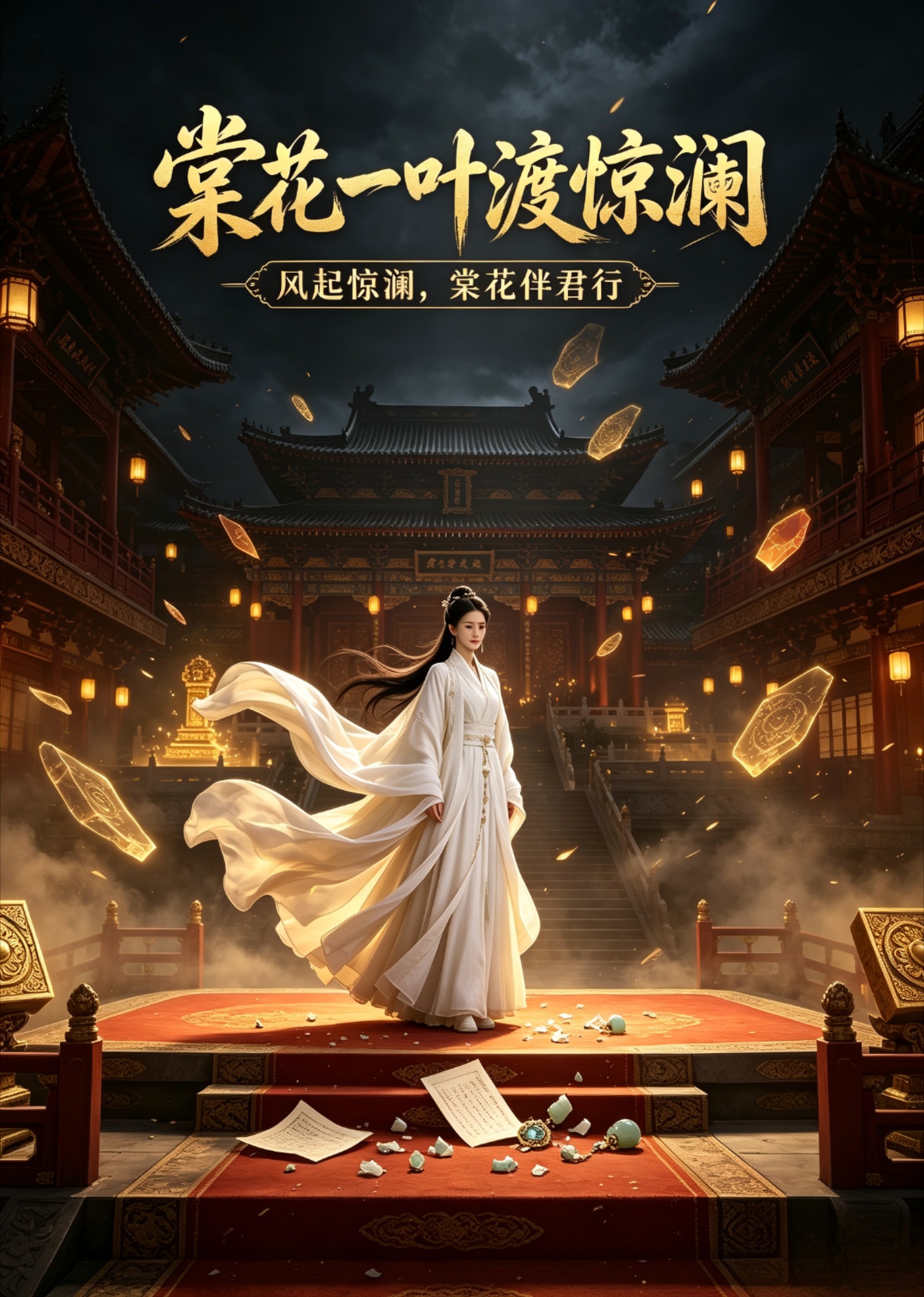 棠花一叶渡惊澜