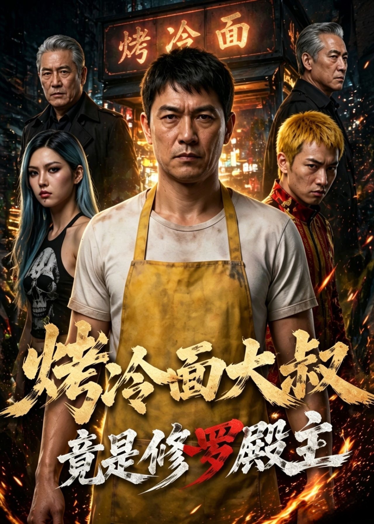 烤冷面大叔竟是修罗殿主