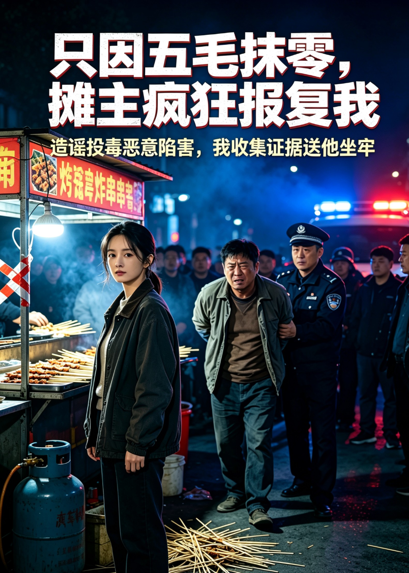 只因五毛抹零，摊主疯狂报复我