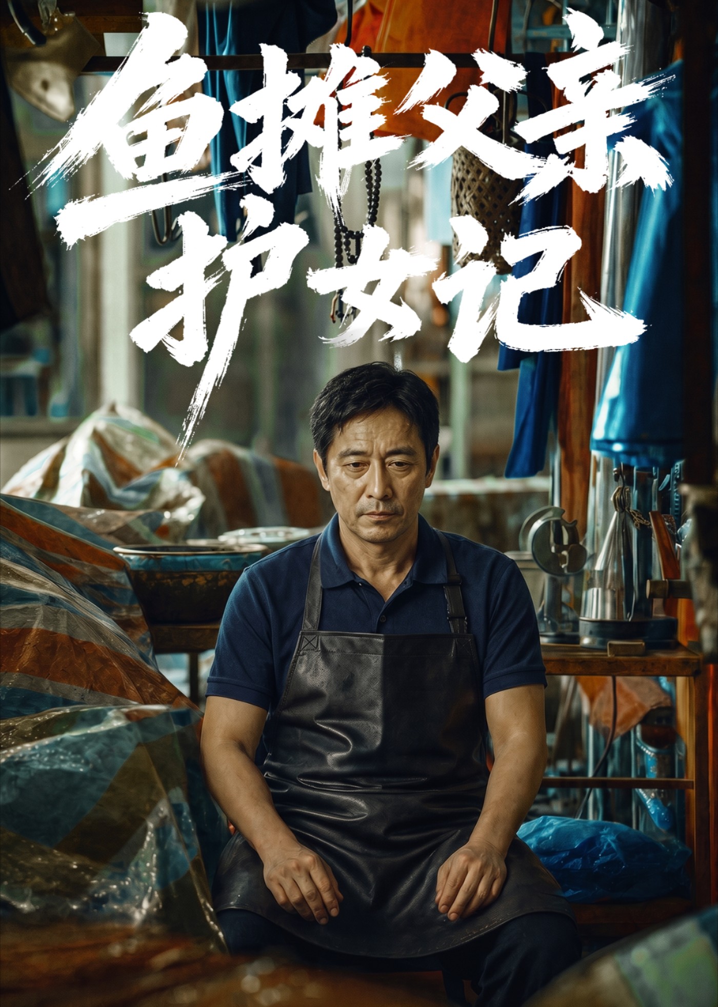 鱼摊父亲护女记