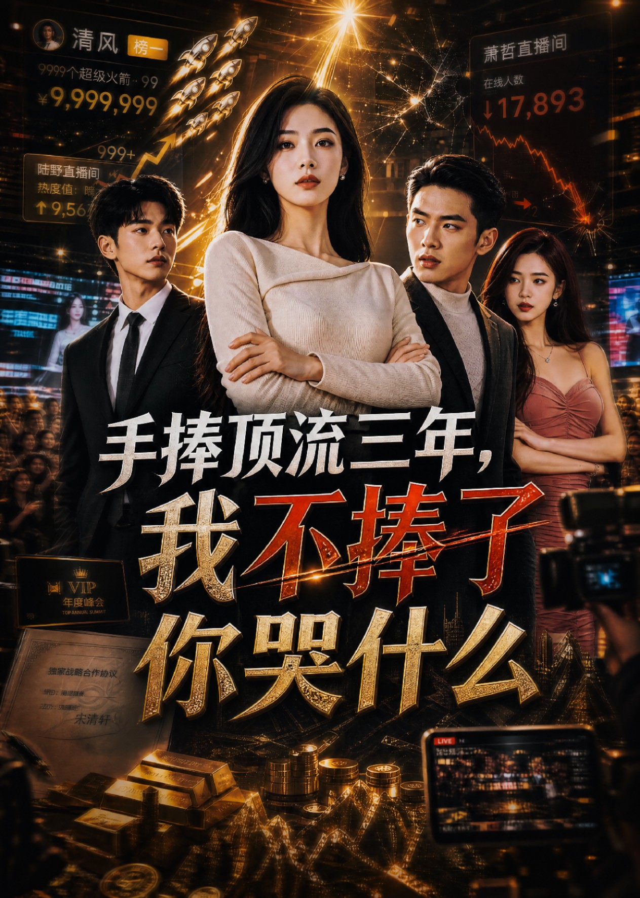 手捧顶流三年，我不捧了你哭什么封面图