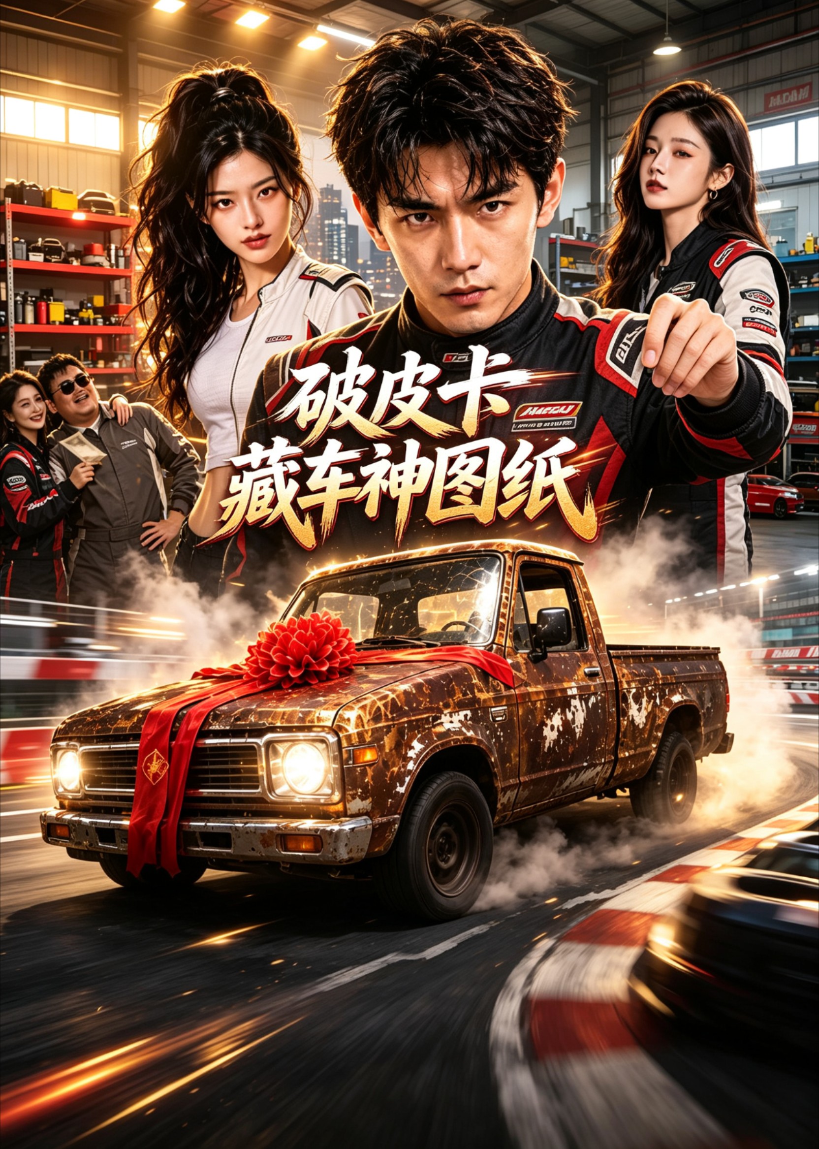 破皮卡藏车神图纸封面图