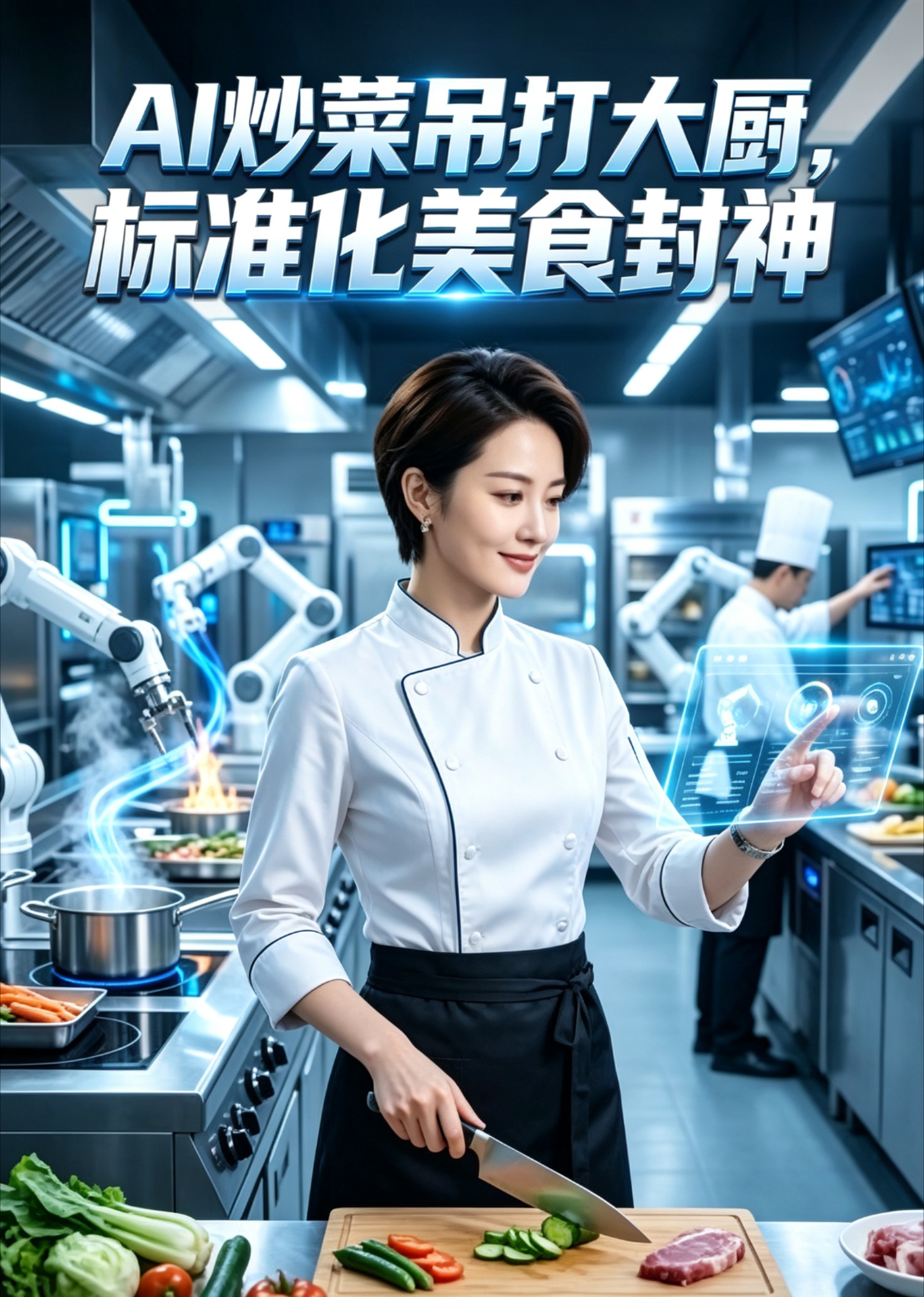 AI炒菜吊打大厨，标准化美食封神