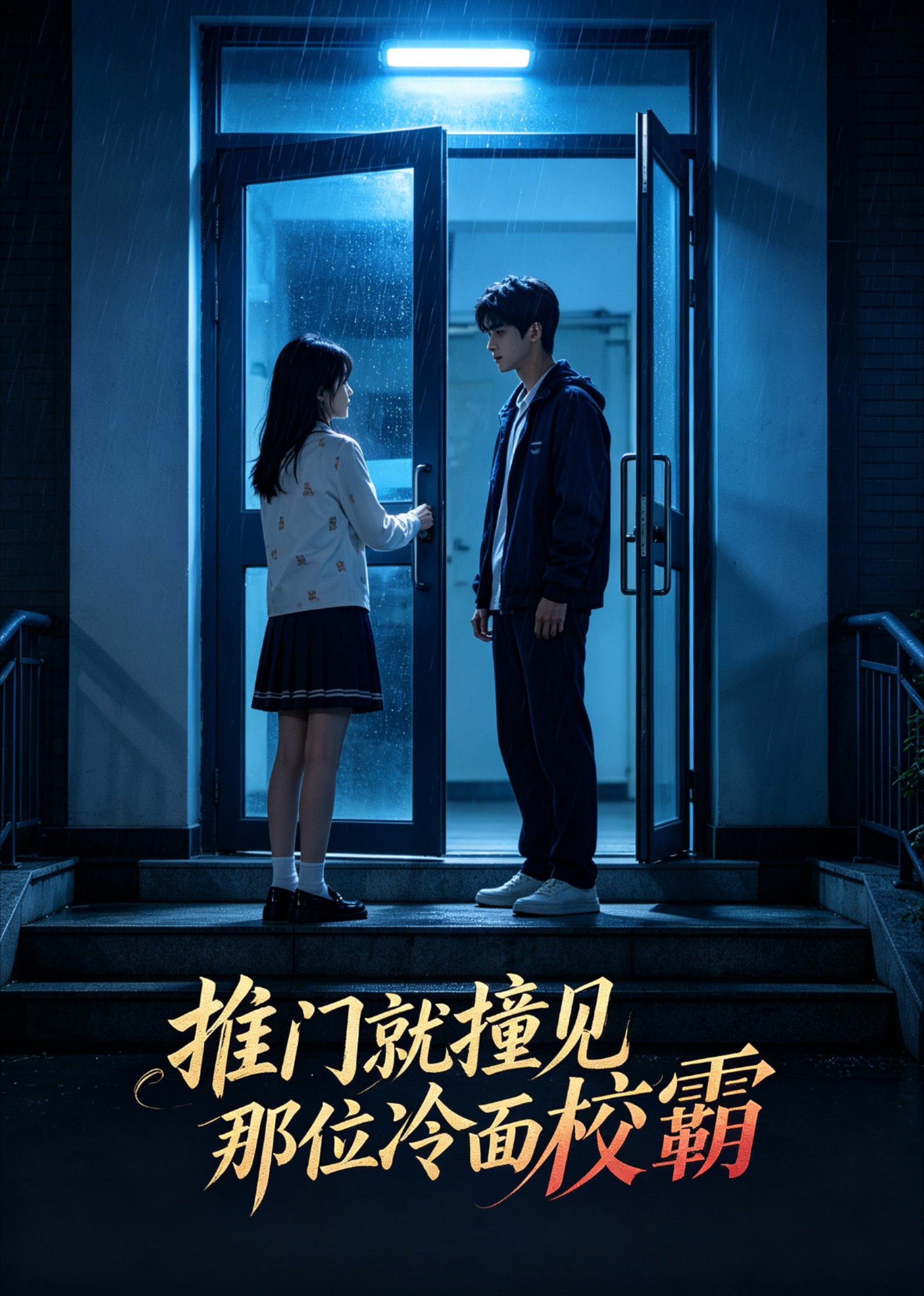 推门就撞见那位冷面校霸封面图