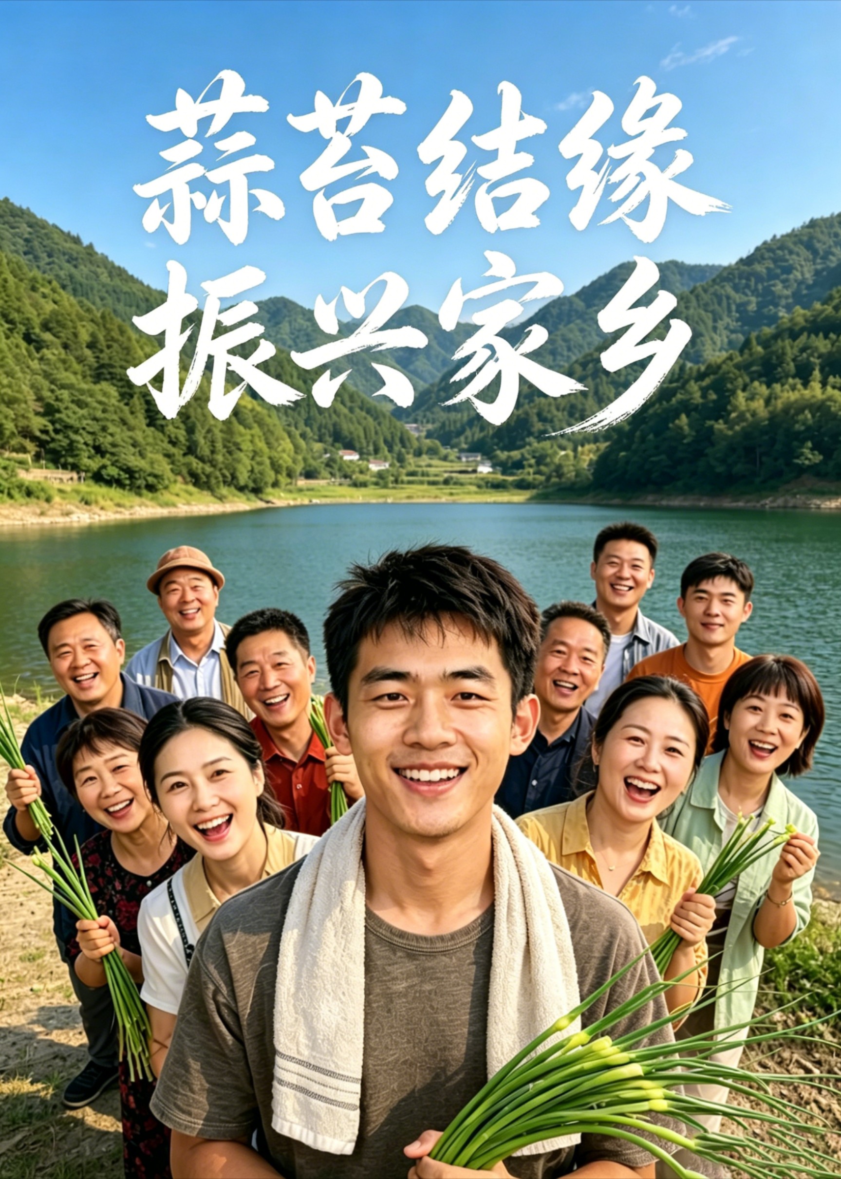 蒜苔结缘振兴家乡