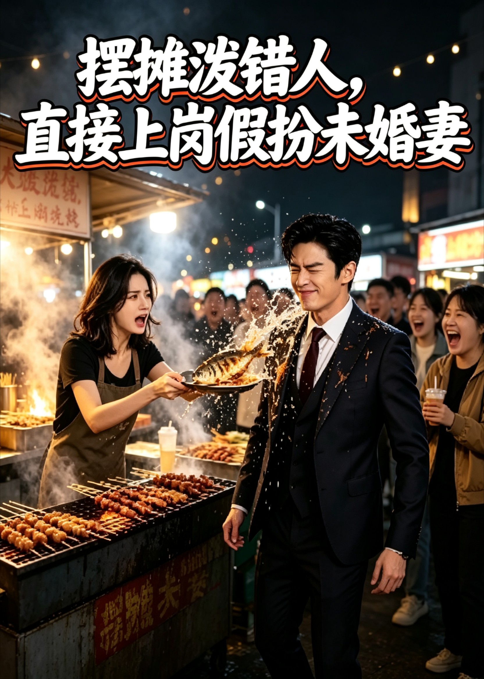 摆摊泼错人，直接上岗假扮未婚妻封面图